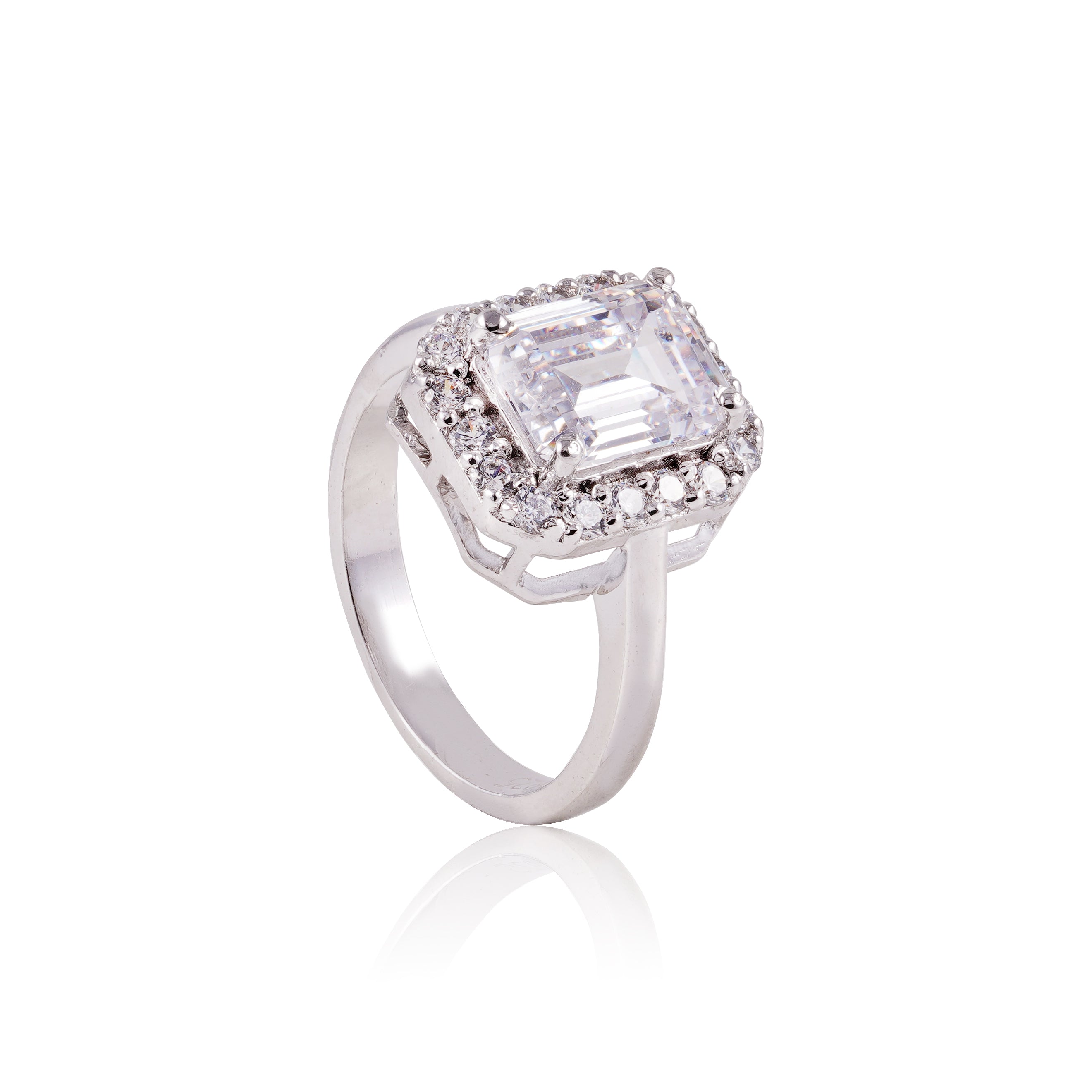 Amara Emerald Cut Solitaire Ring