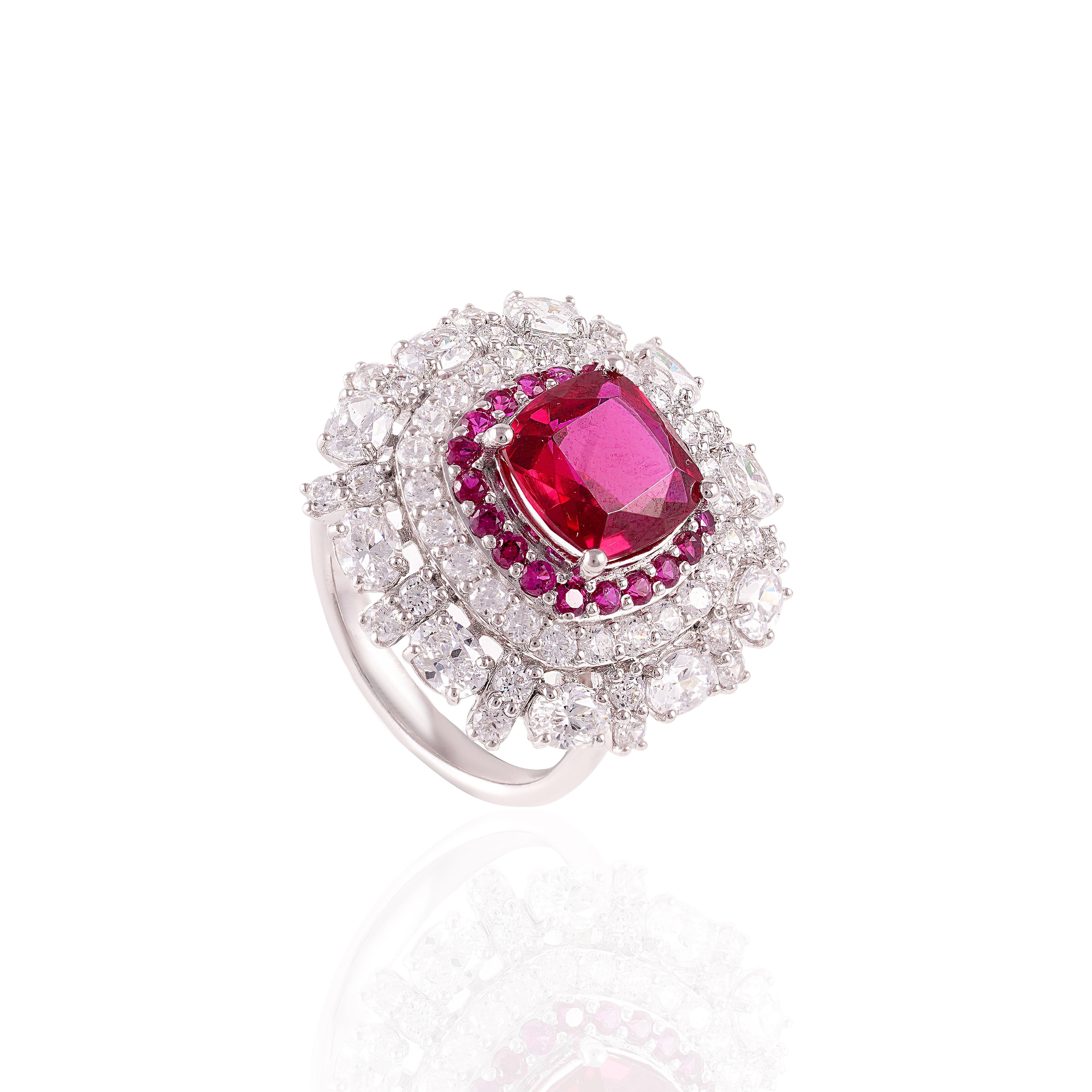 Dynasty Cushion Ring