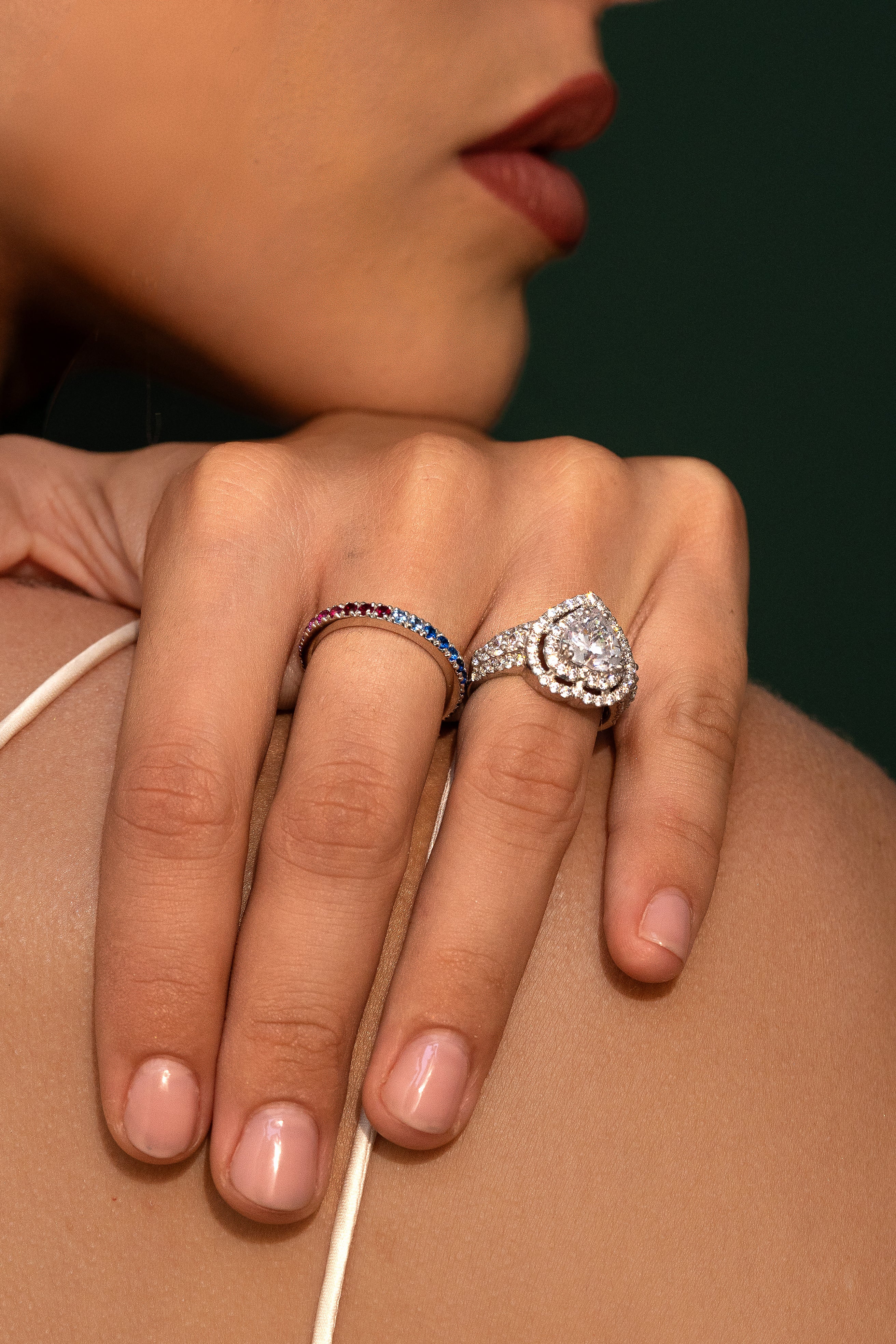 Rainbow Multicolored Ring