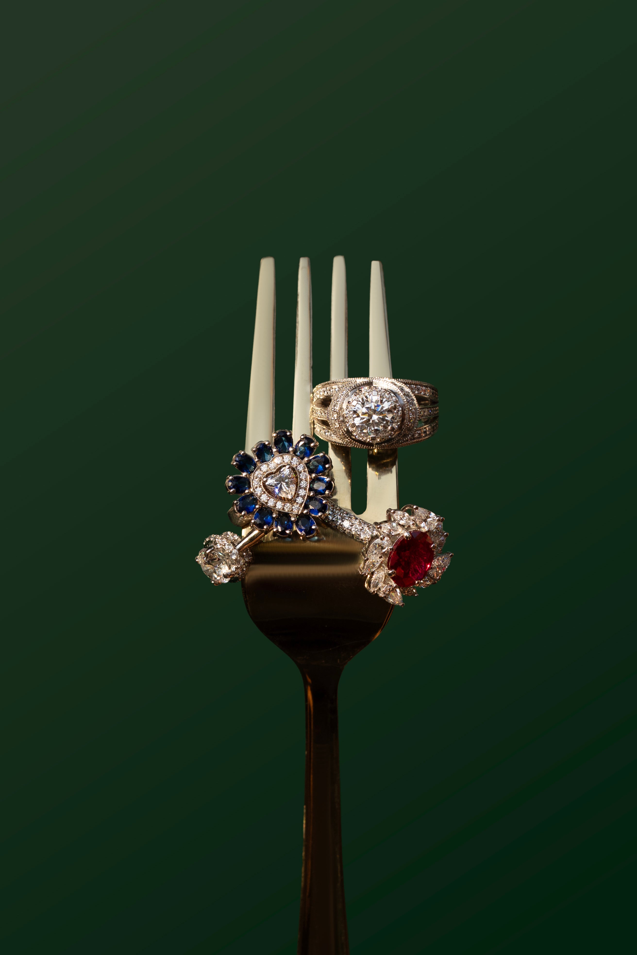 Ocean Heart Ring