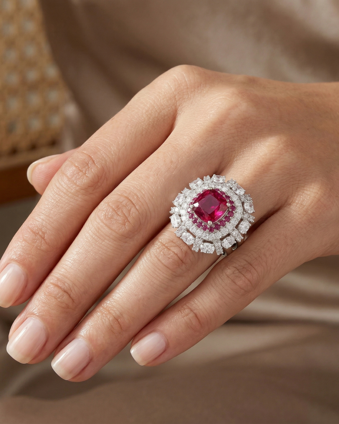 Dynasty Cushion Ring