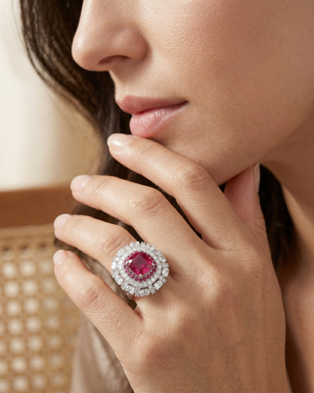 Dynasty Cushion Ring