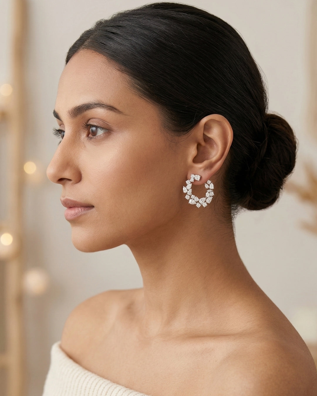 Forma Diamond Wrap Earrings