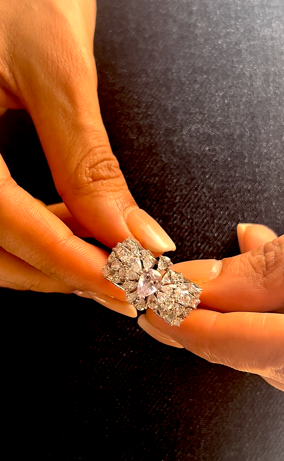Glittering Horizon Ring