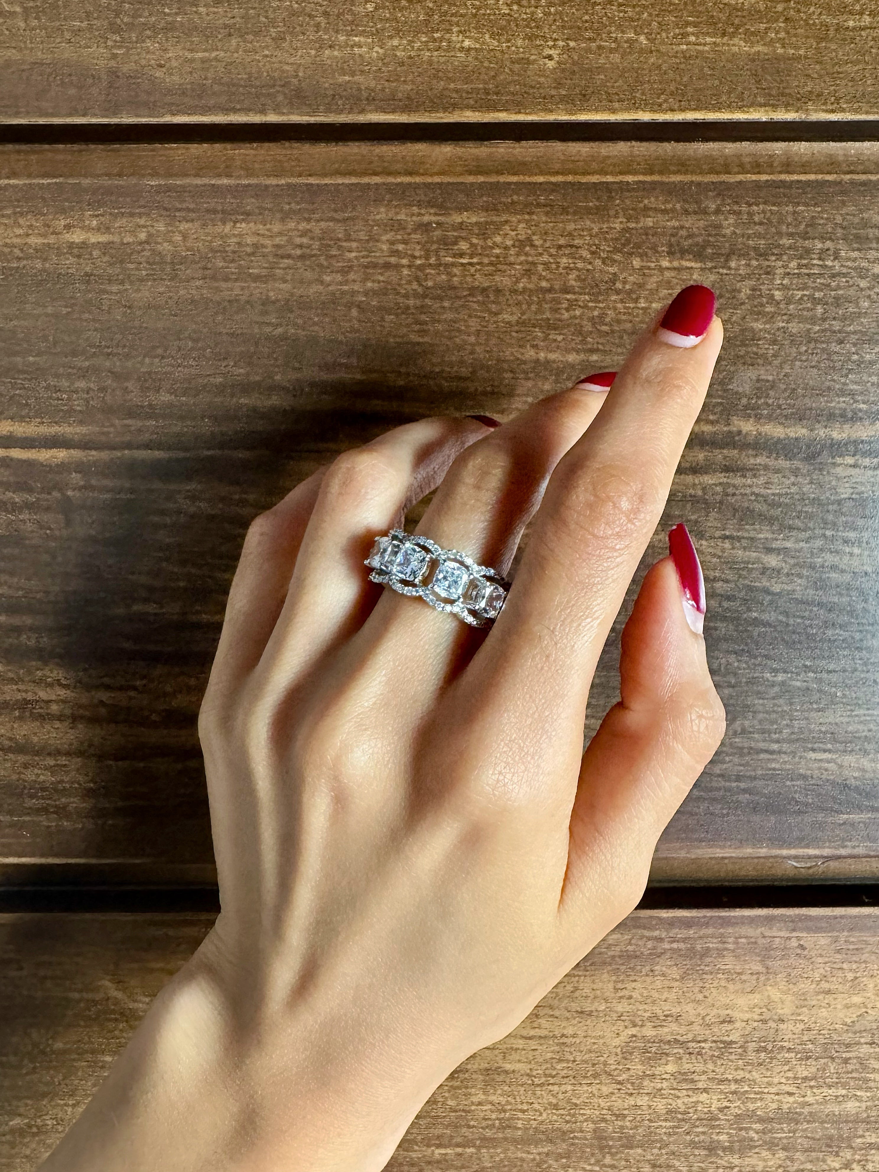 Walda Cushion Ring