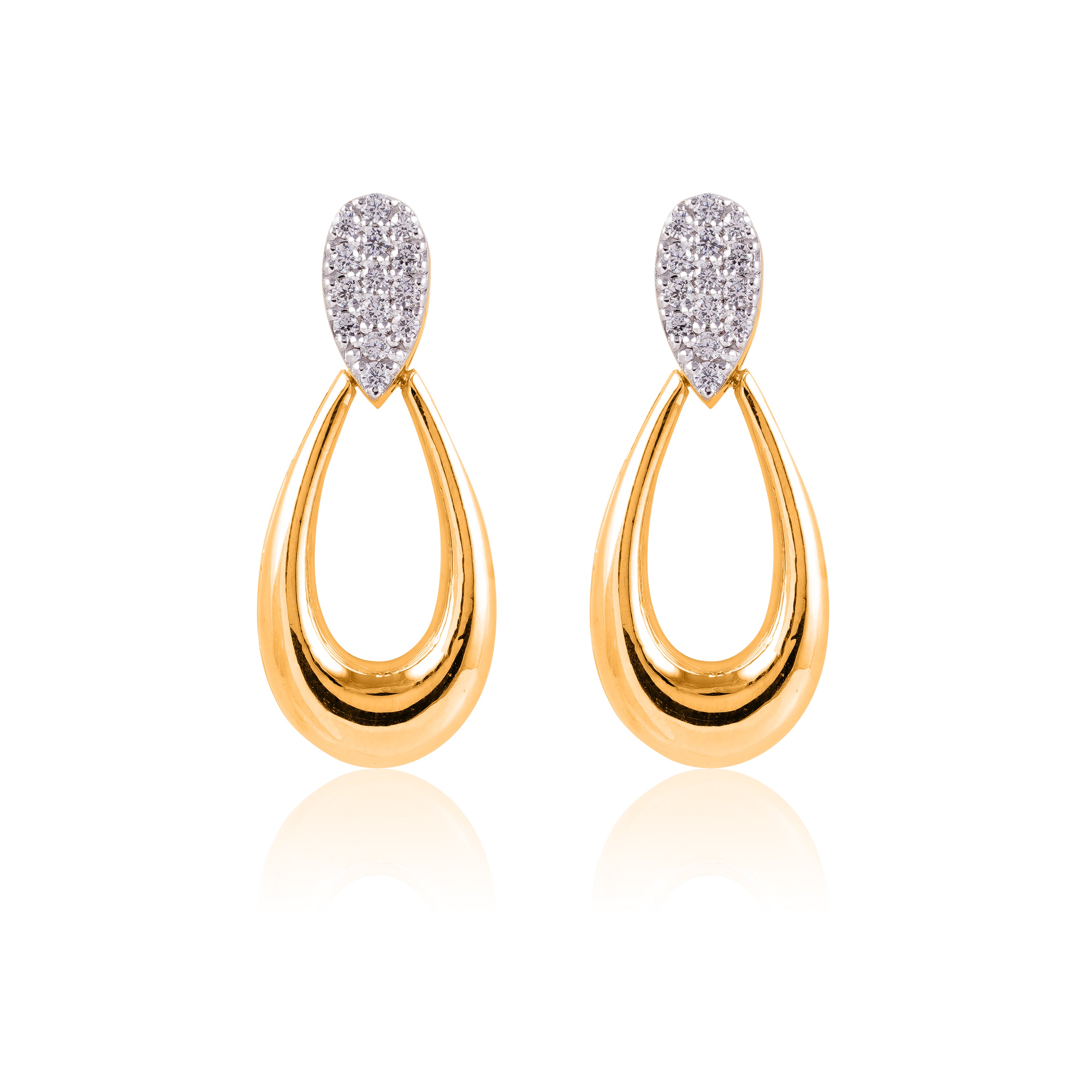 Zorina Medium Dome Earrings