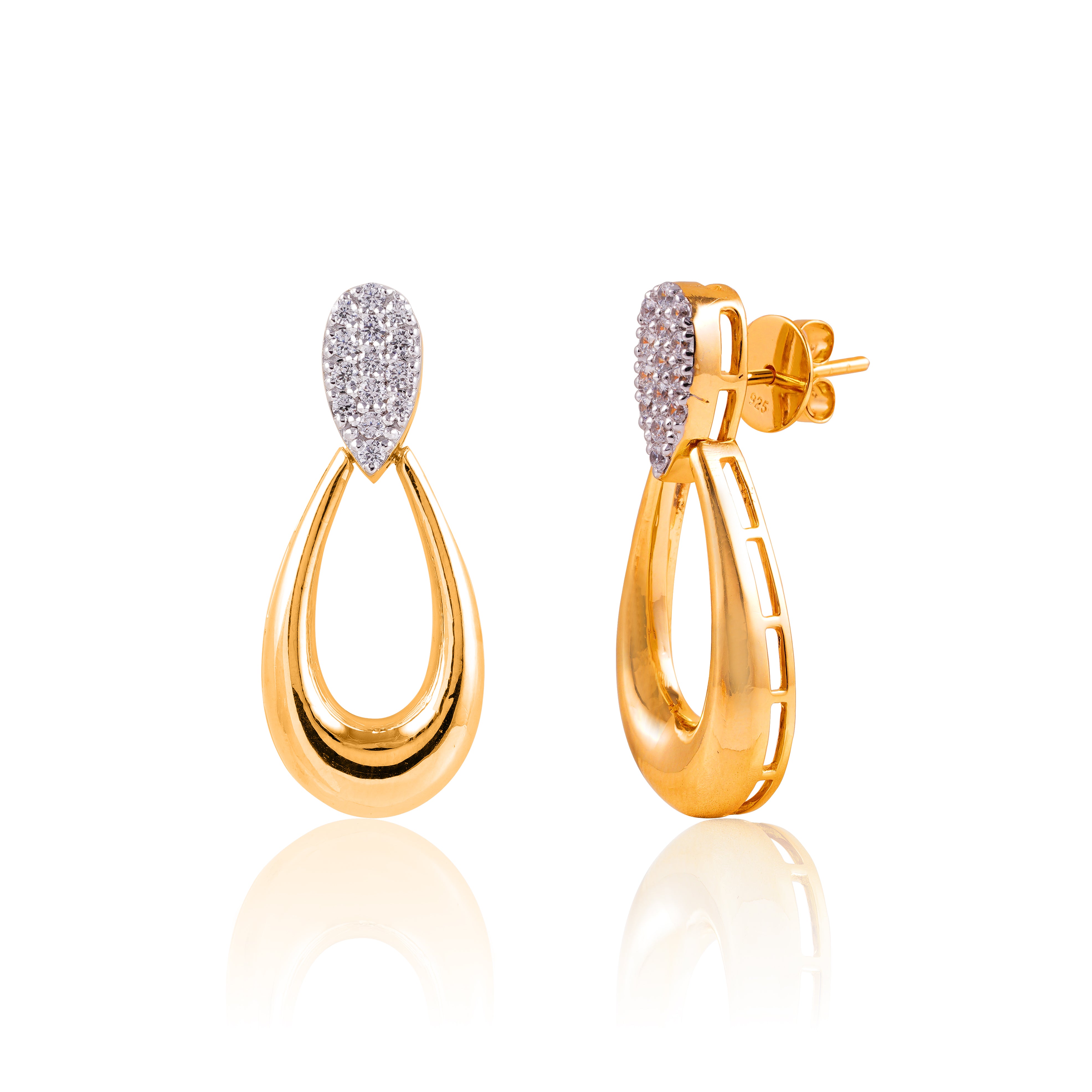 Zorina Medium Dome Earrings