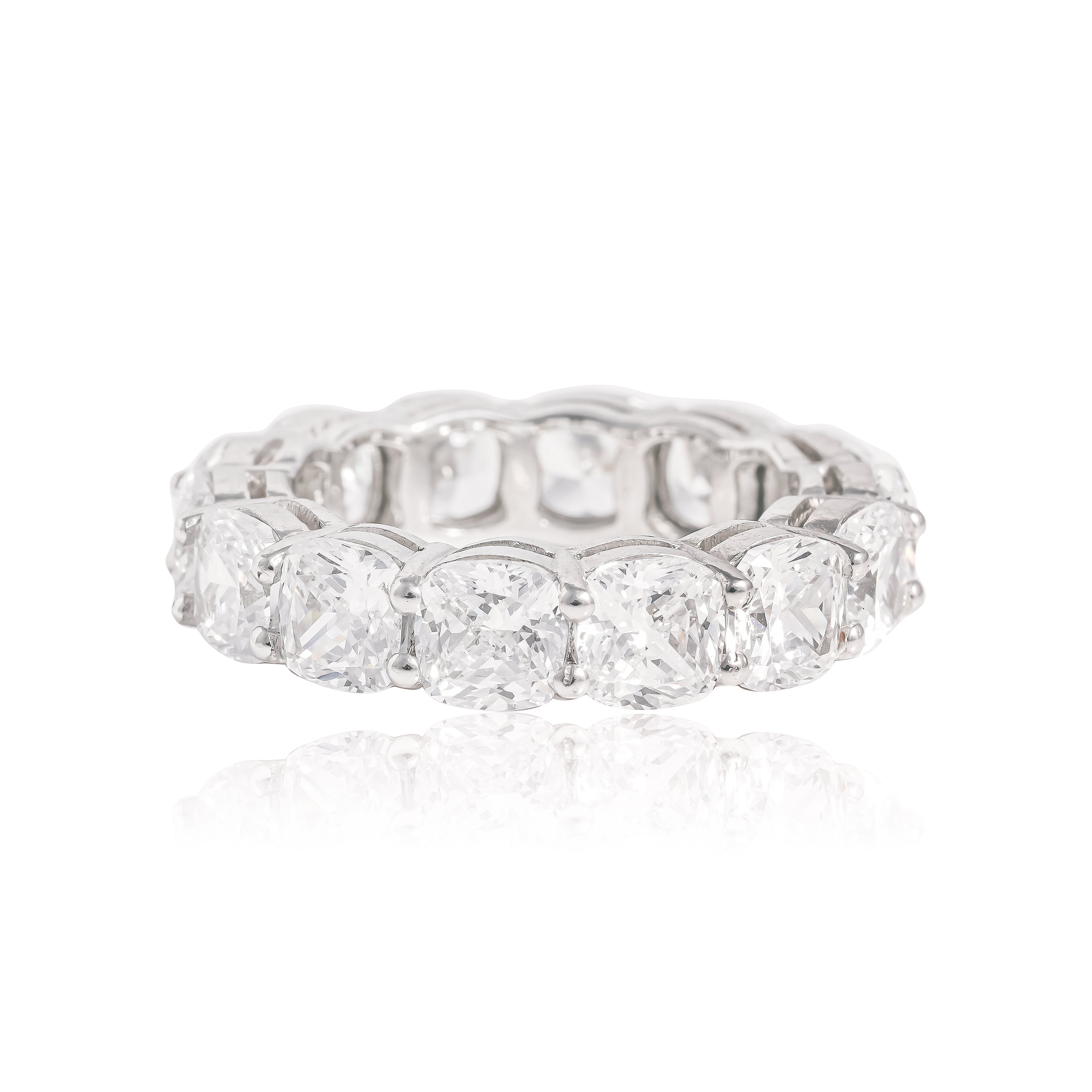 Cushion Cut Eternity Ring