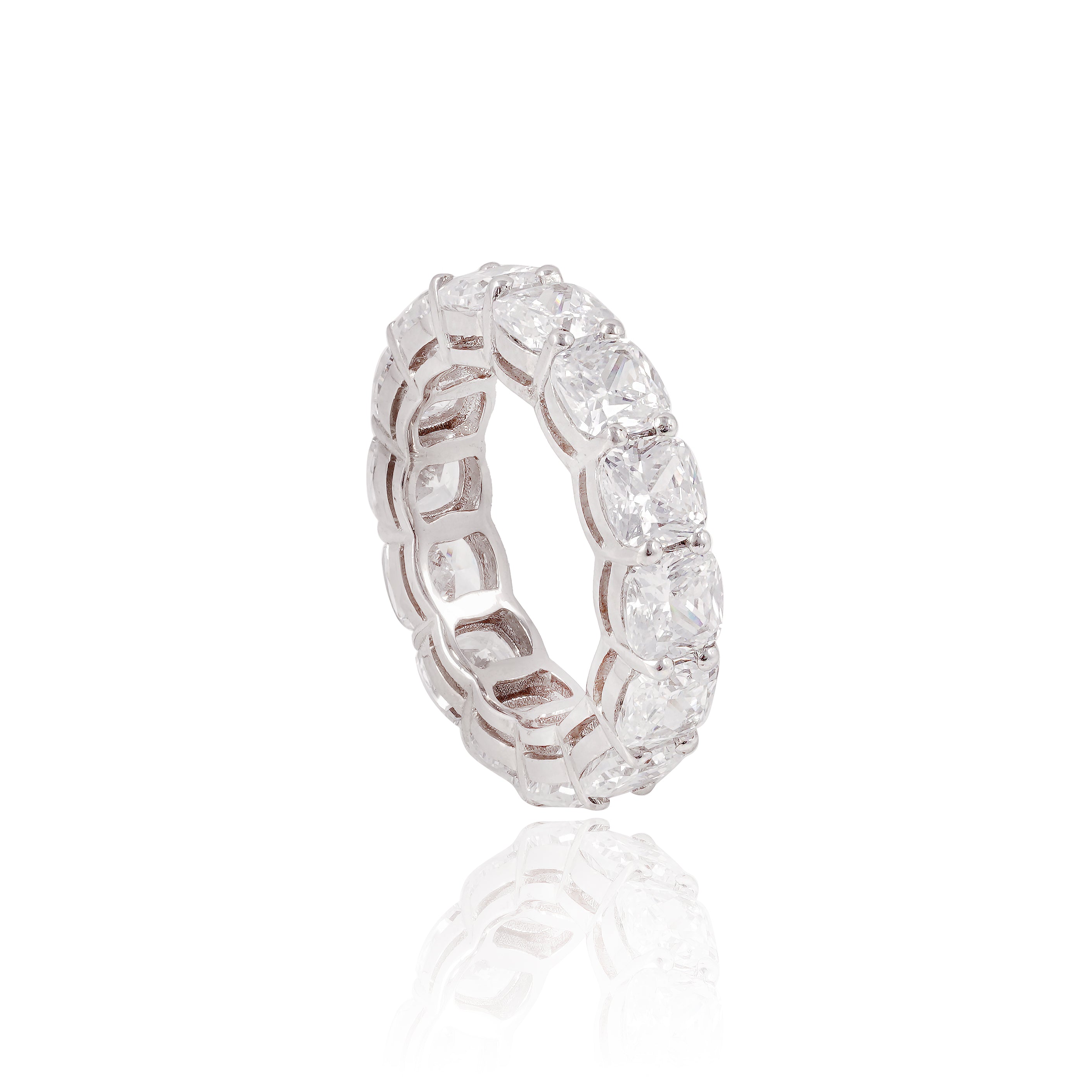 Cushion Cut Eternity Ring