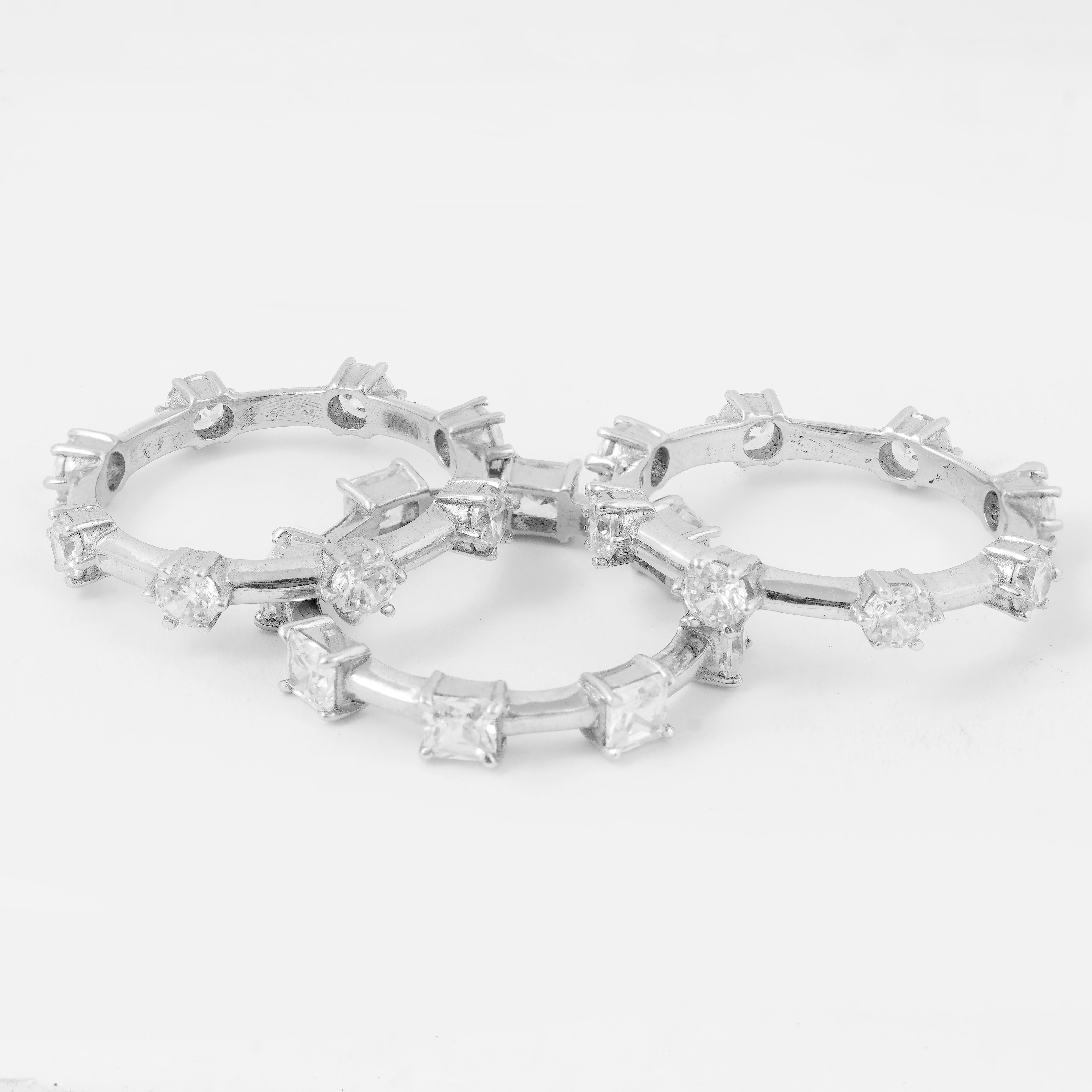 Trifecta Spaced Ring Set