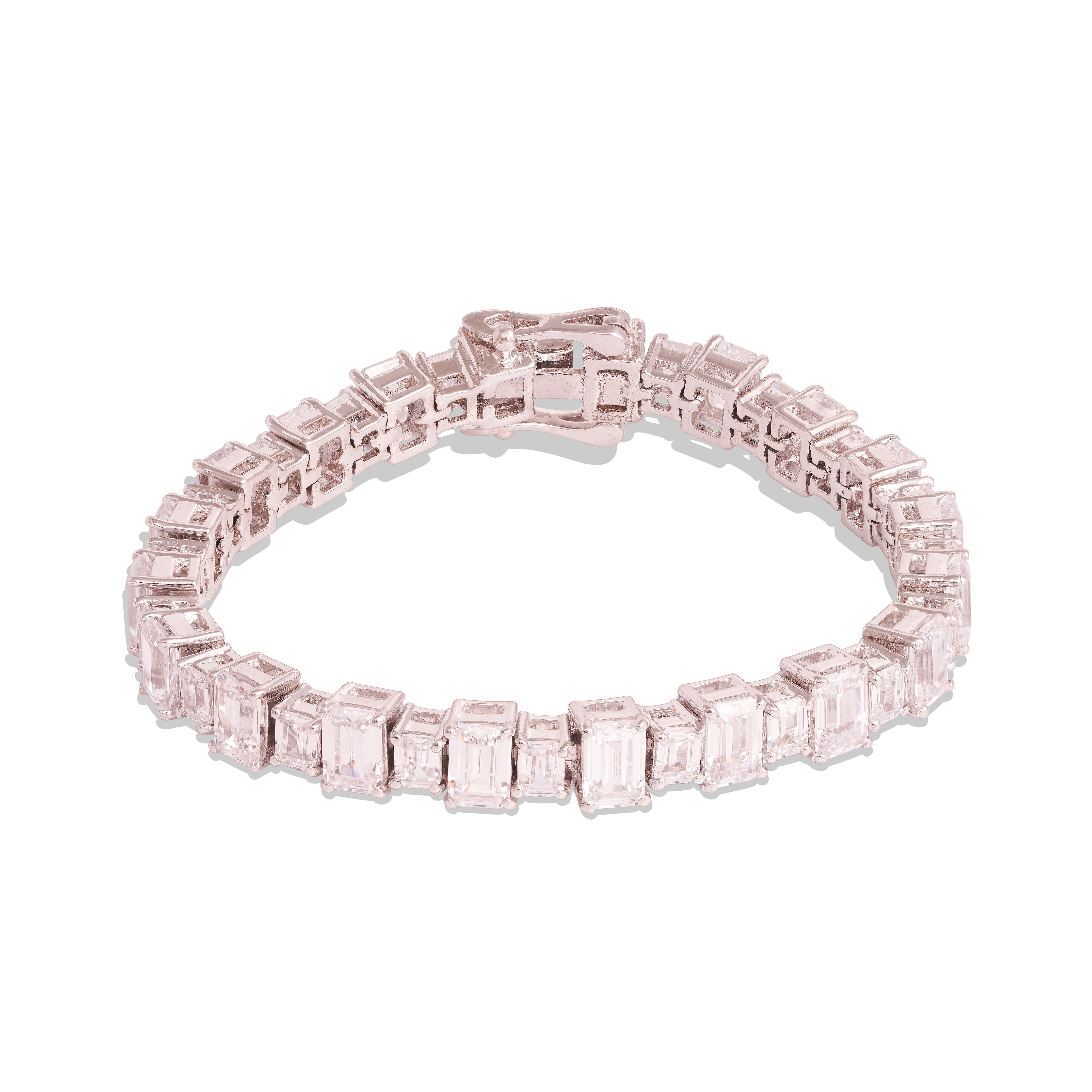 Emerald cut Illusion Bracelet