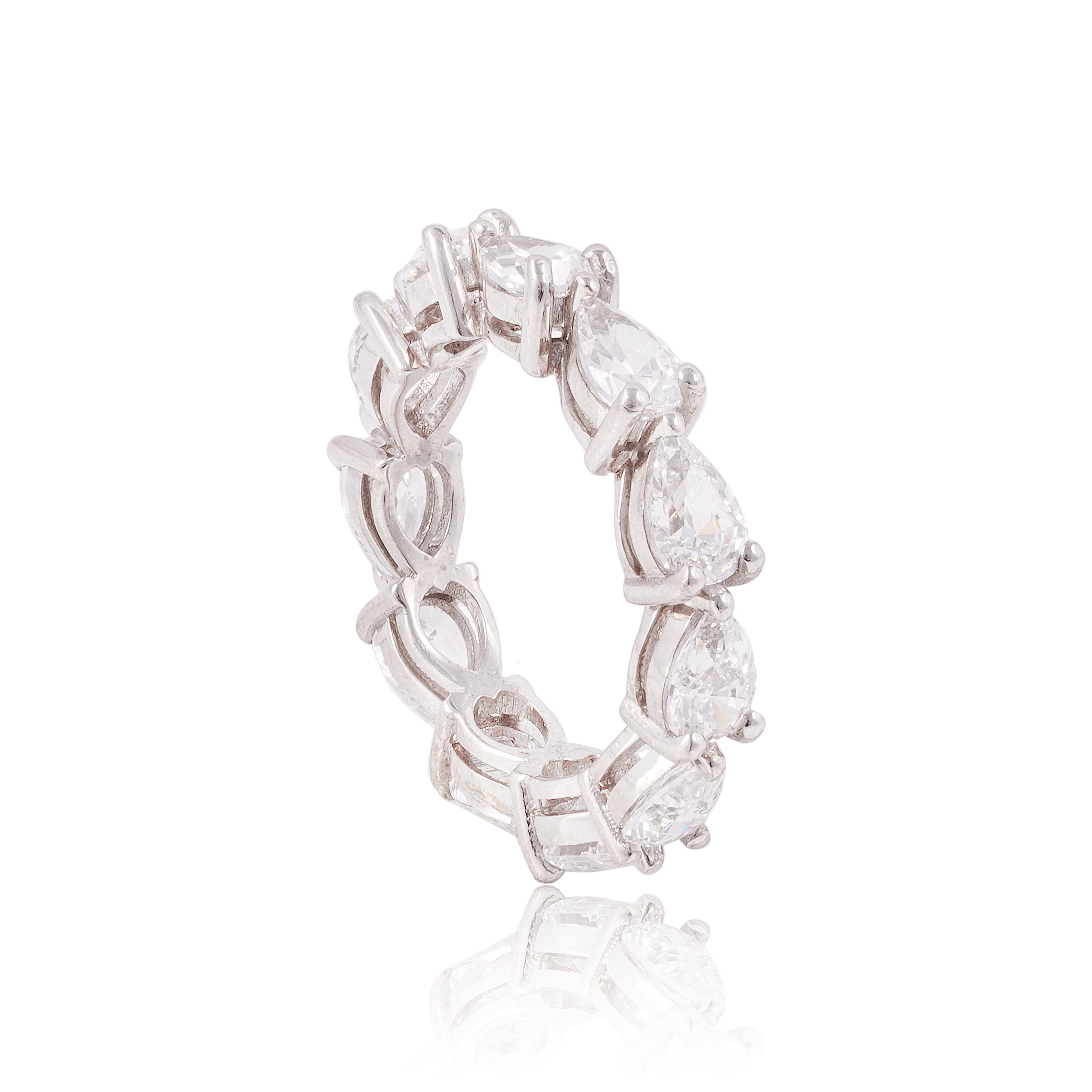 Pear Cut Eternity Ring