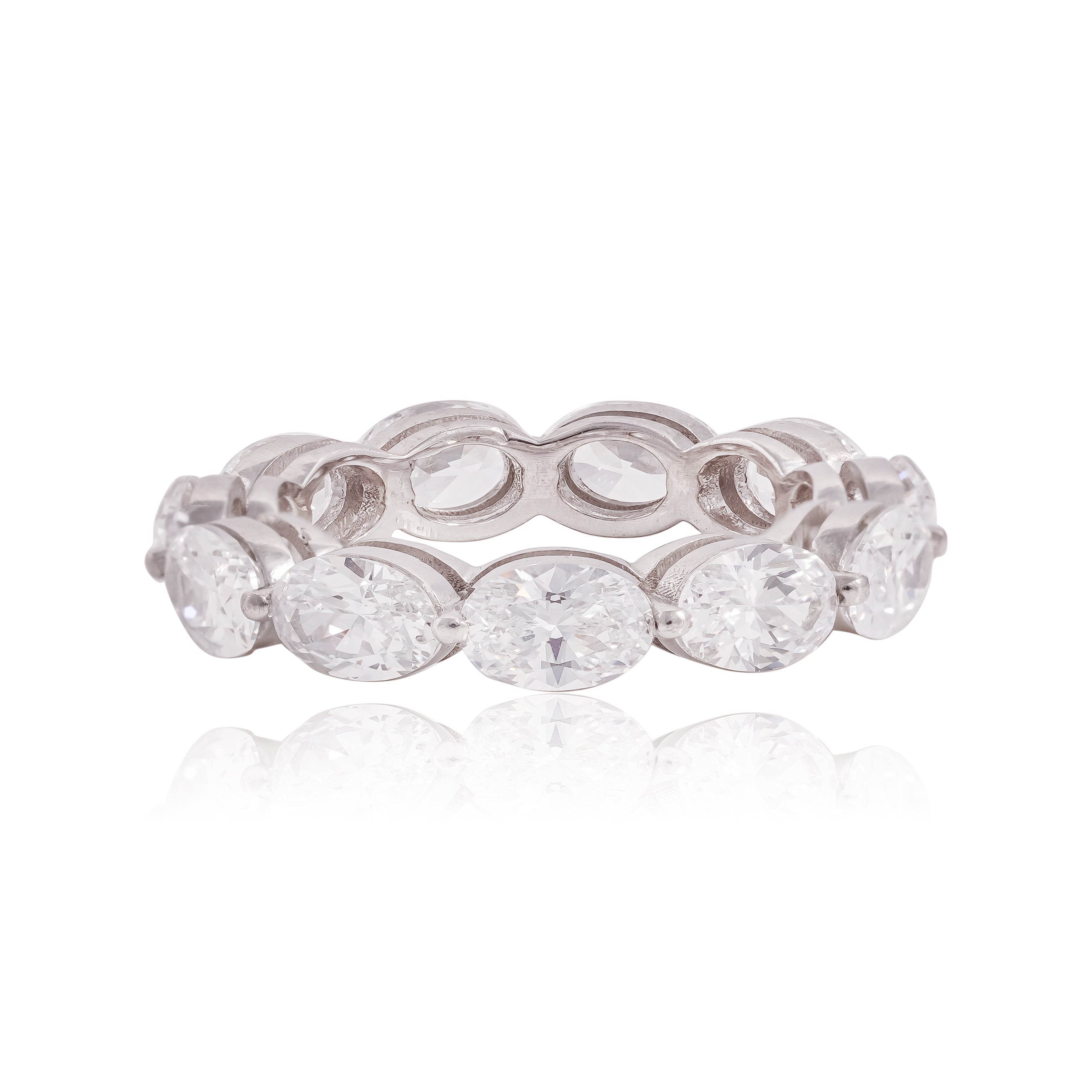 Oval Cut Eternity Ring