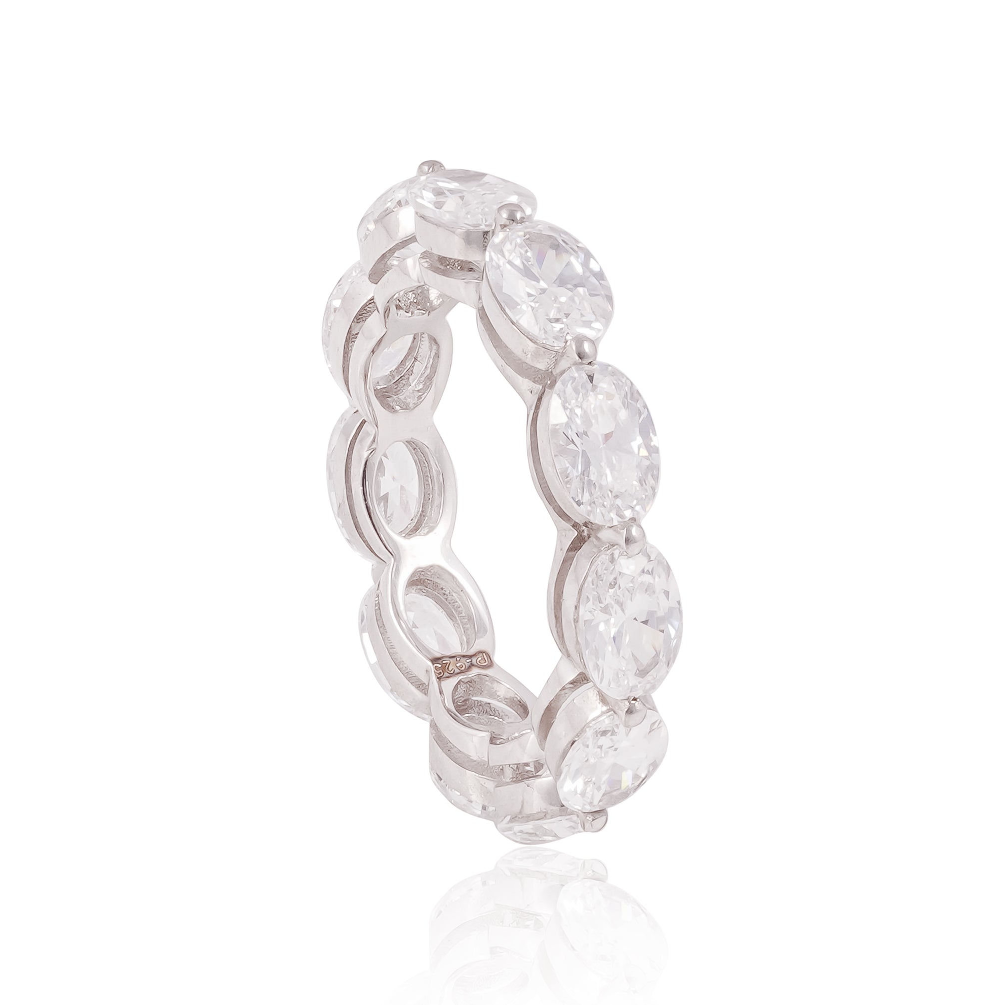 Oval Cut Eternity Ring