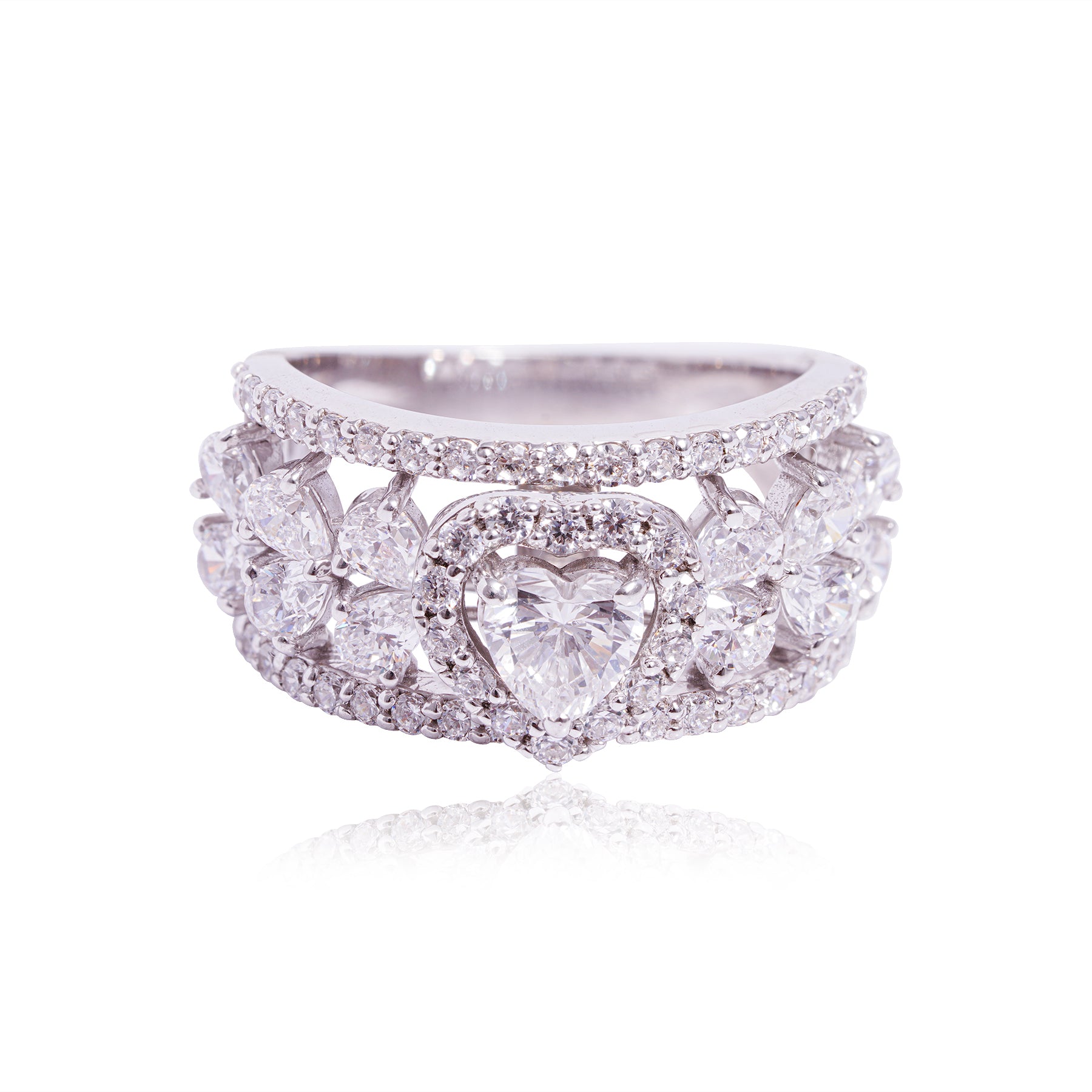 Akoma Solitaire Ring