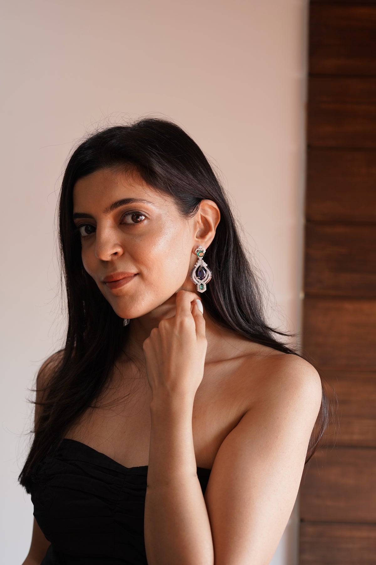 Althea Deco Gemstone Drops
