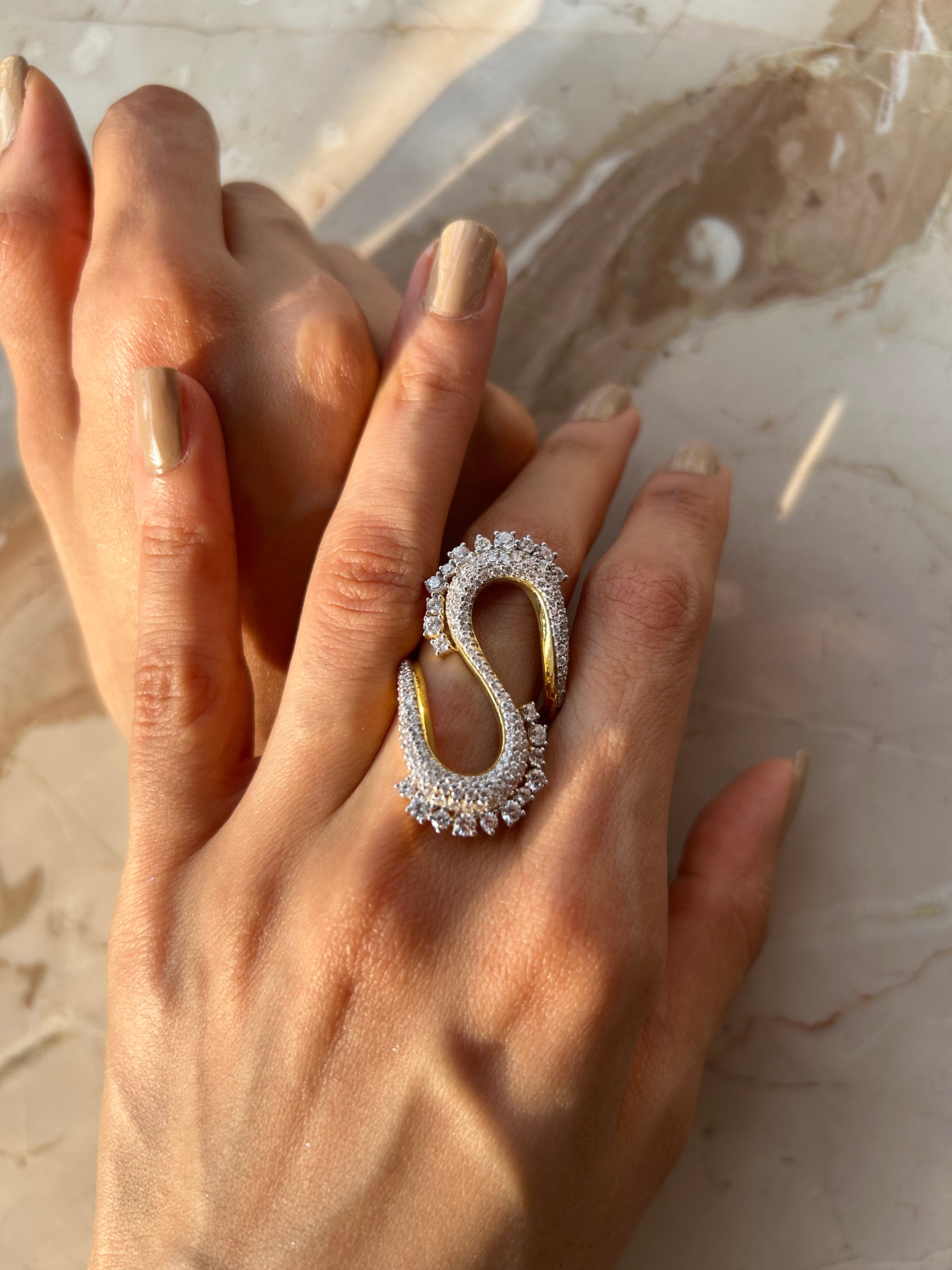 Arcadian Curve Ring