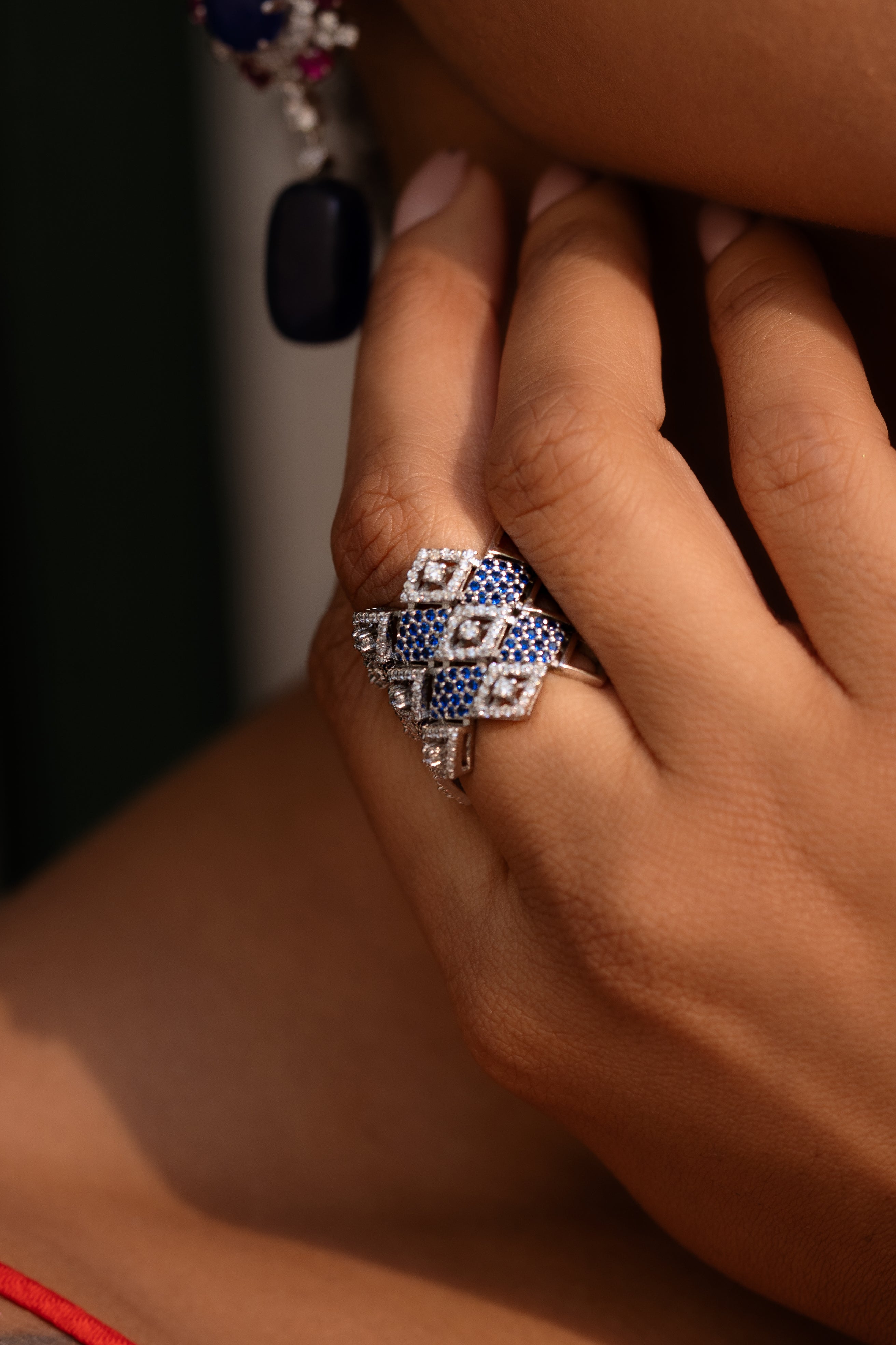 OBSIDIAN BLUE RING