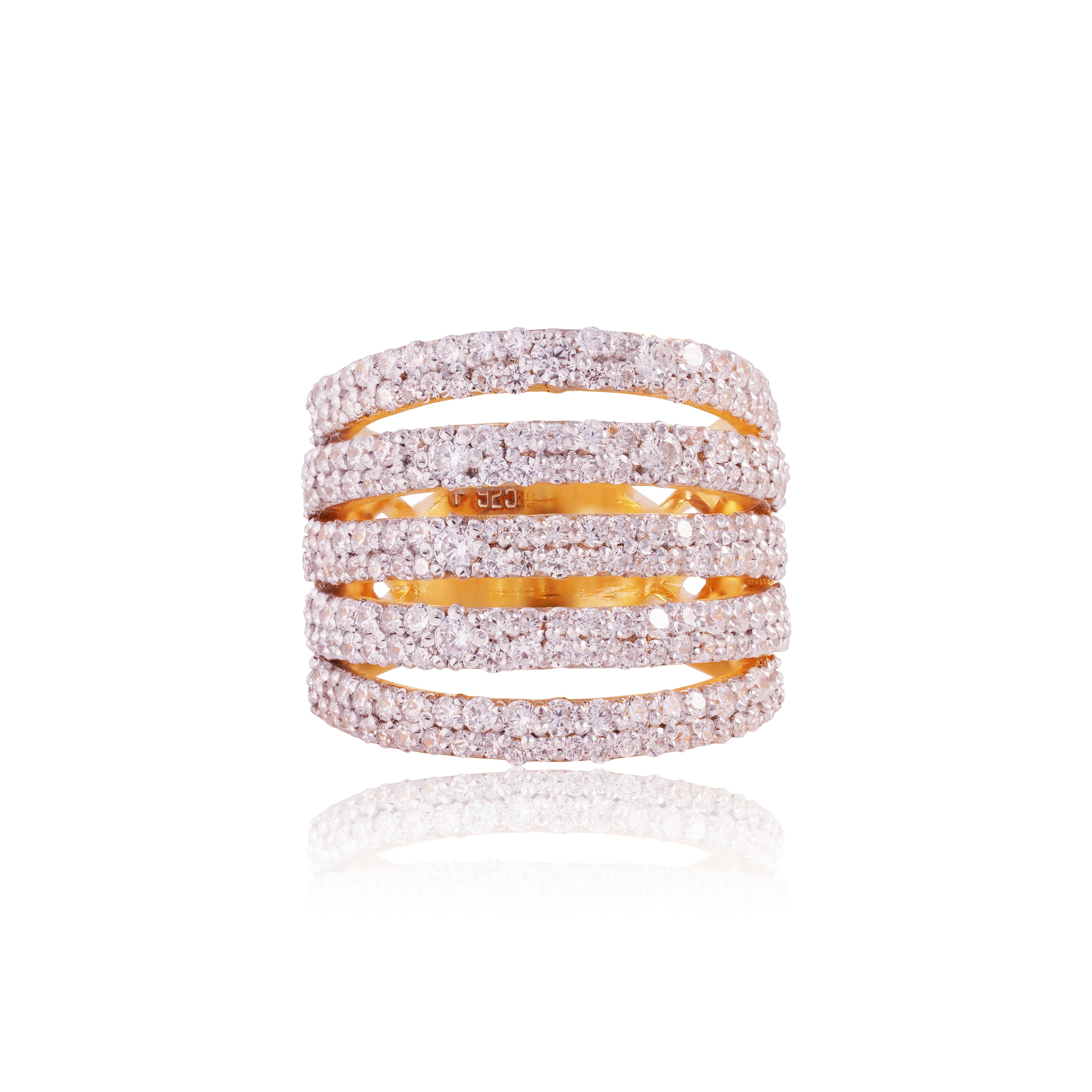 Diamantic Flare Ring