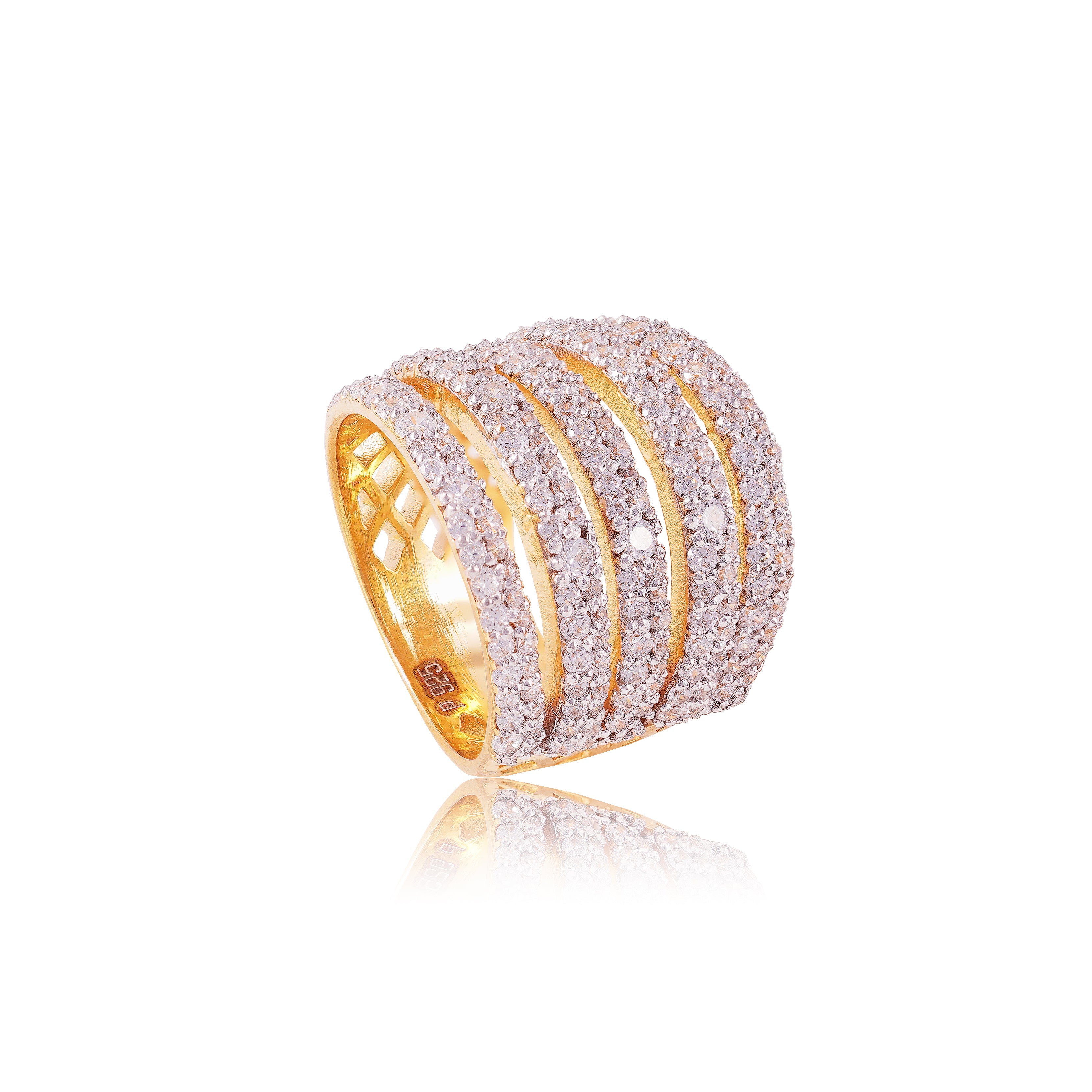 Diamantic Flare Ring