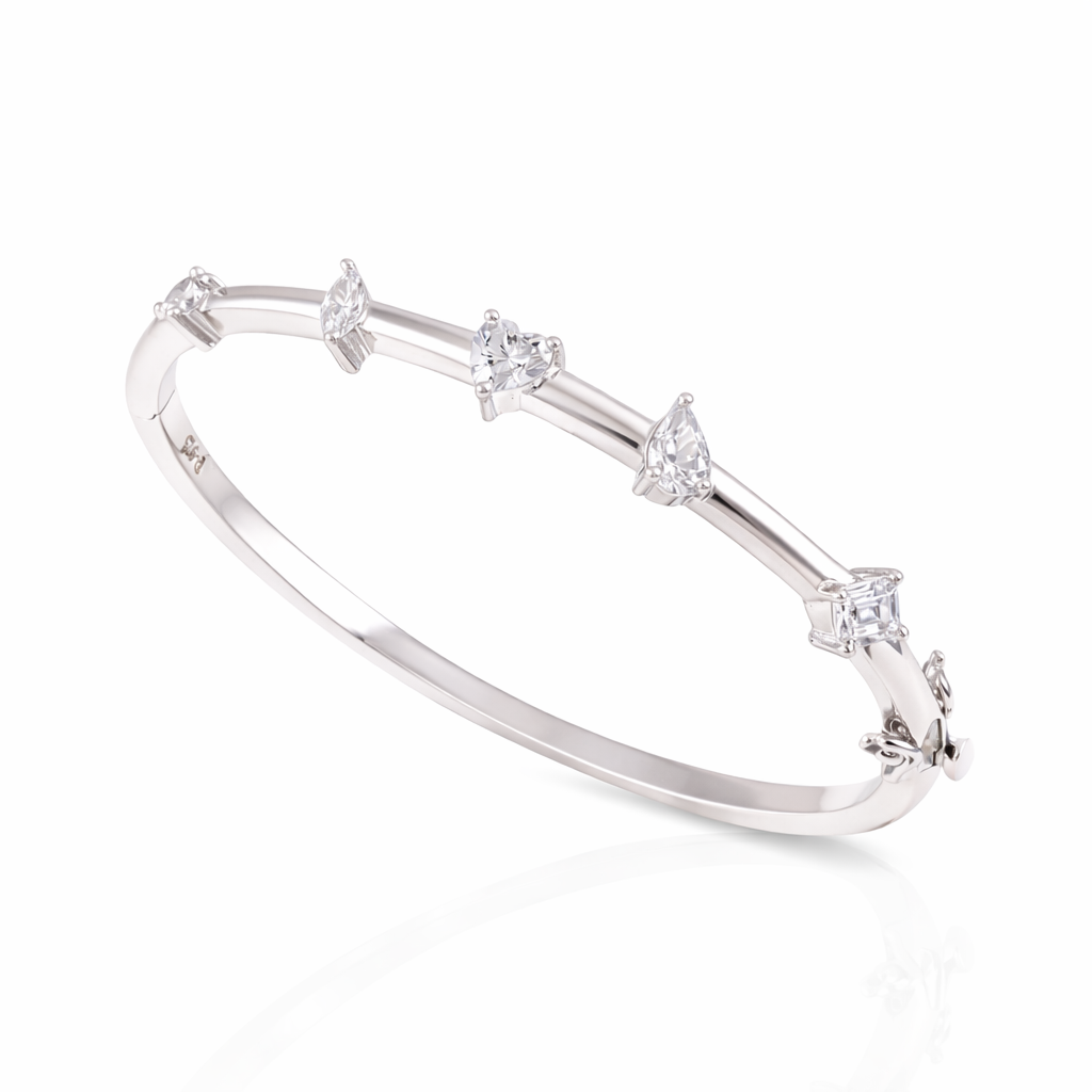 Majestic Fancy Diamond Cuff Bracelet