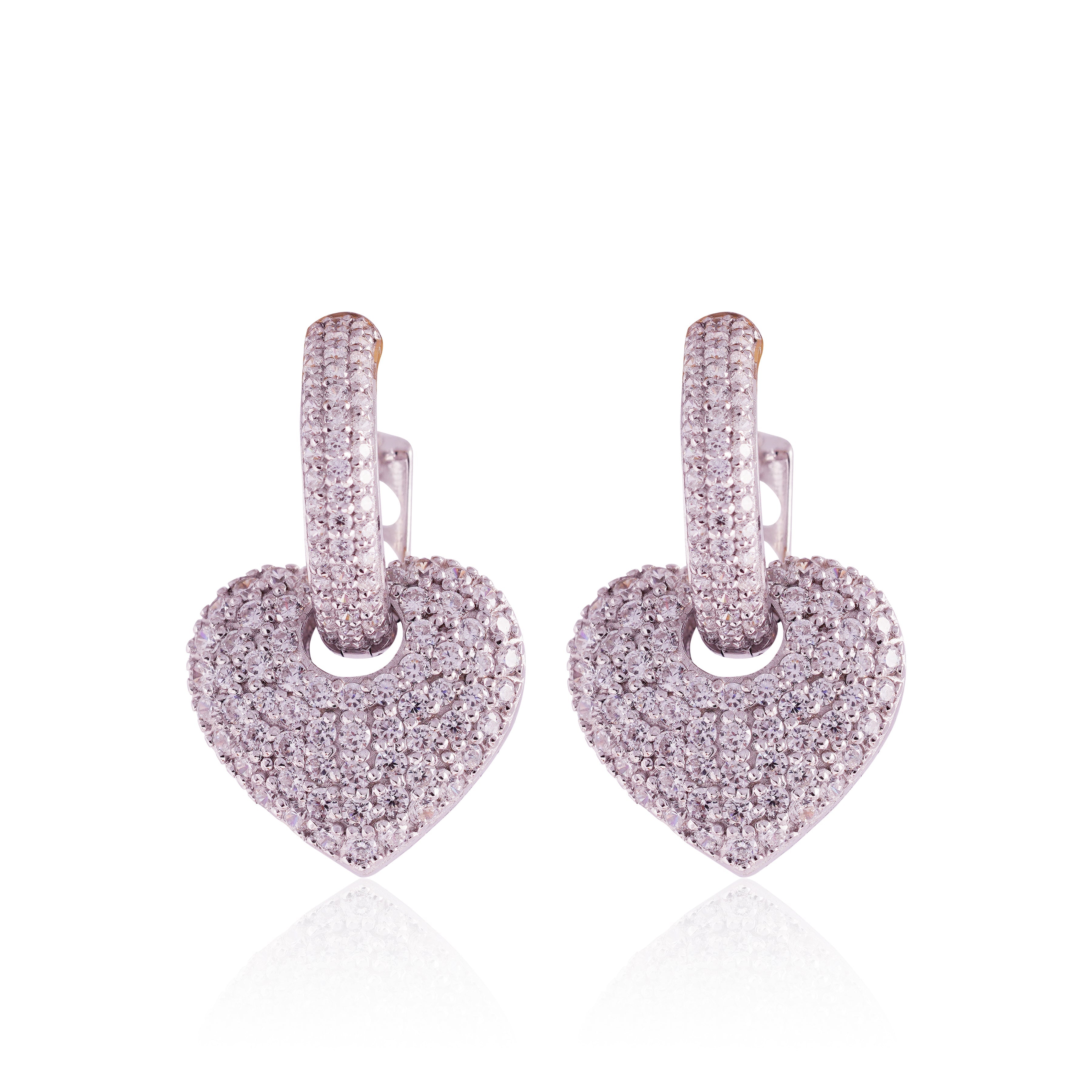 Heart Drop Earrings