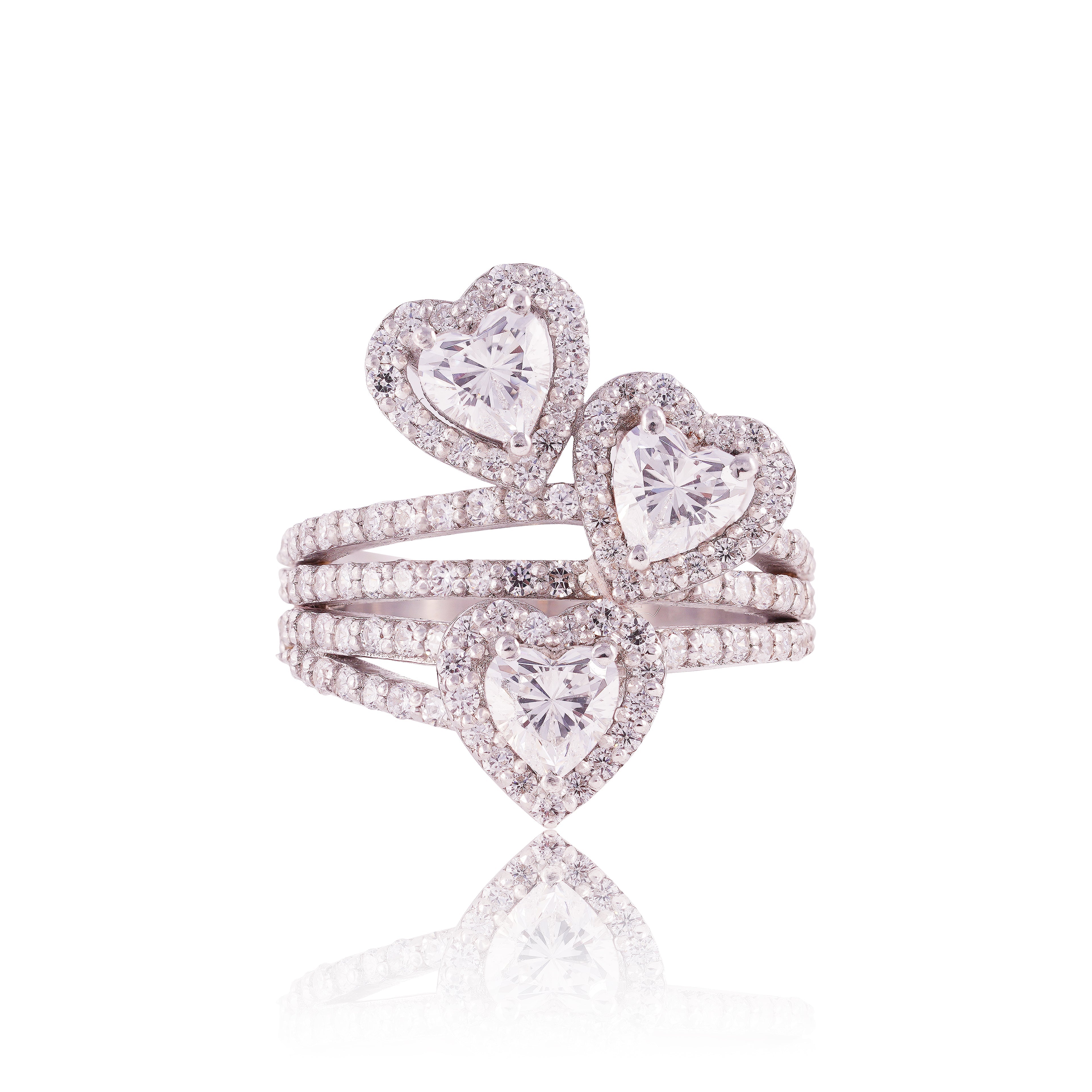 Heart Trinity Ring