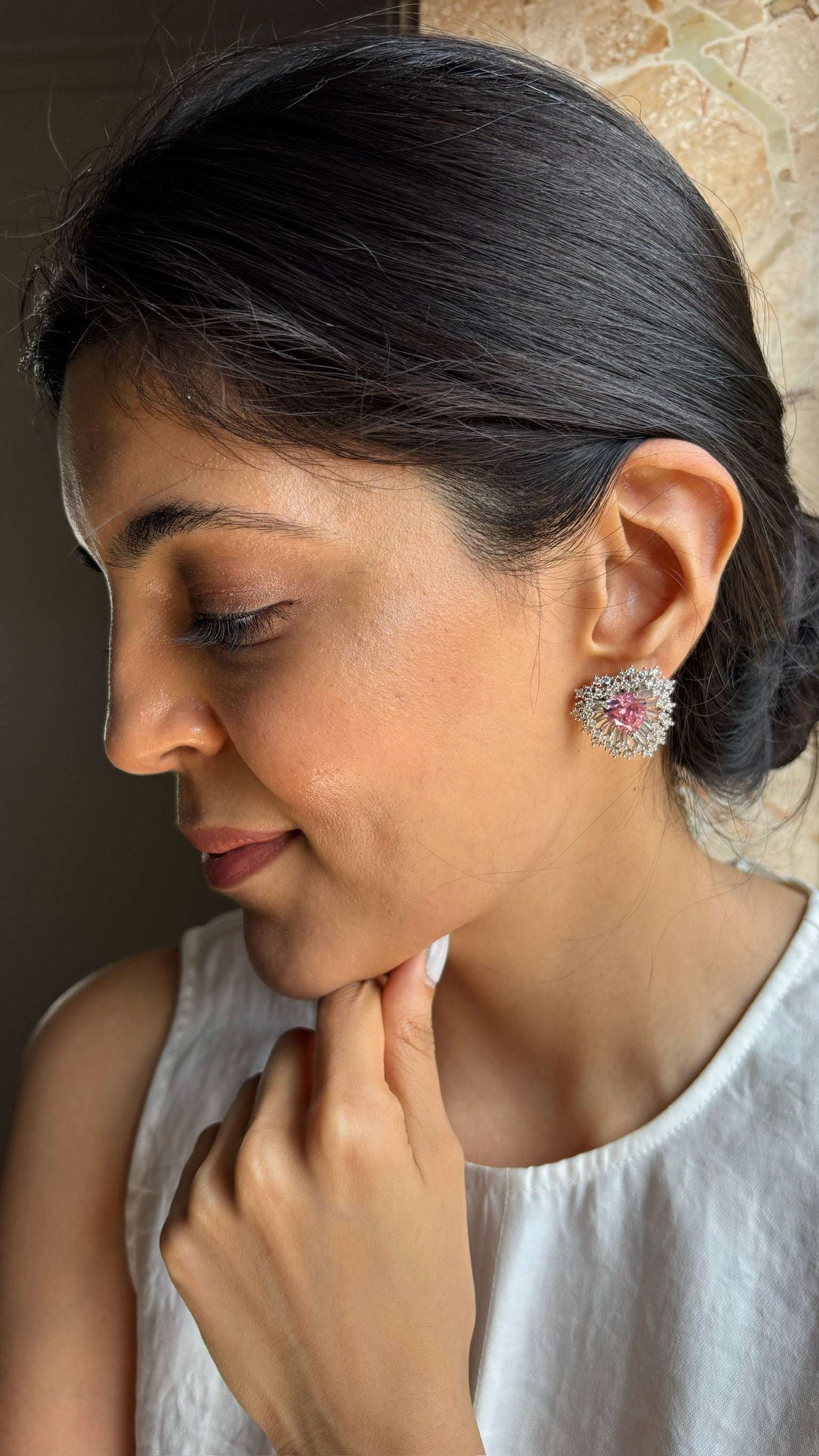 Radiant Heart Studs