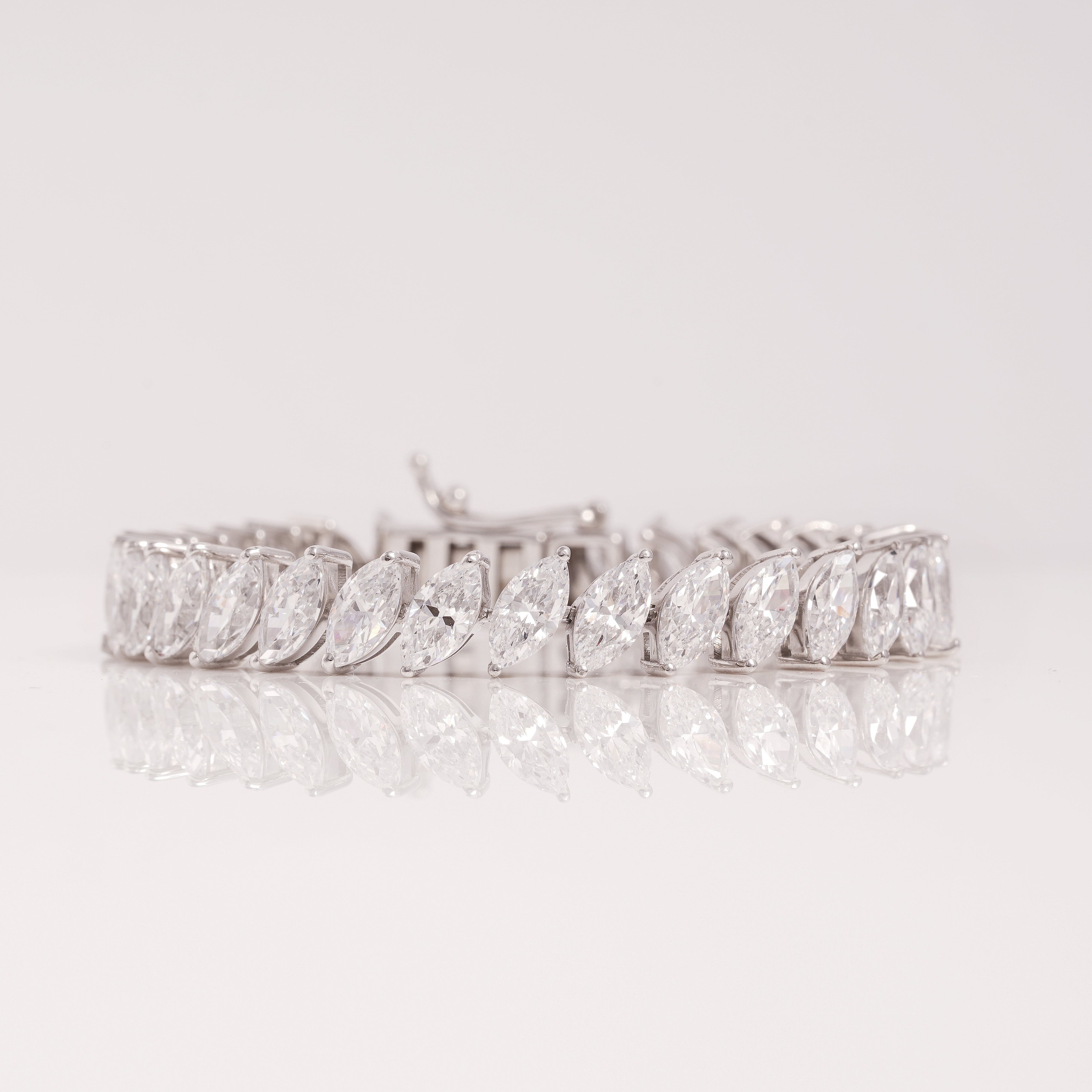 Marquise Shape Tennis Bracelet