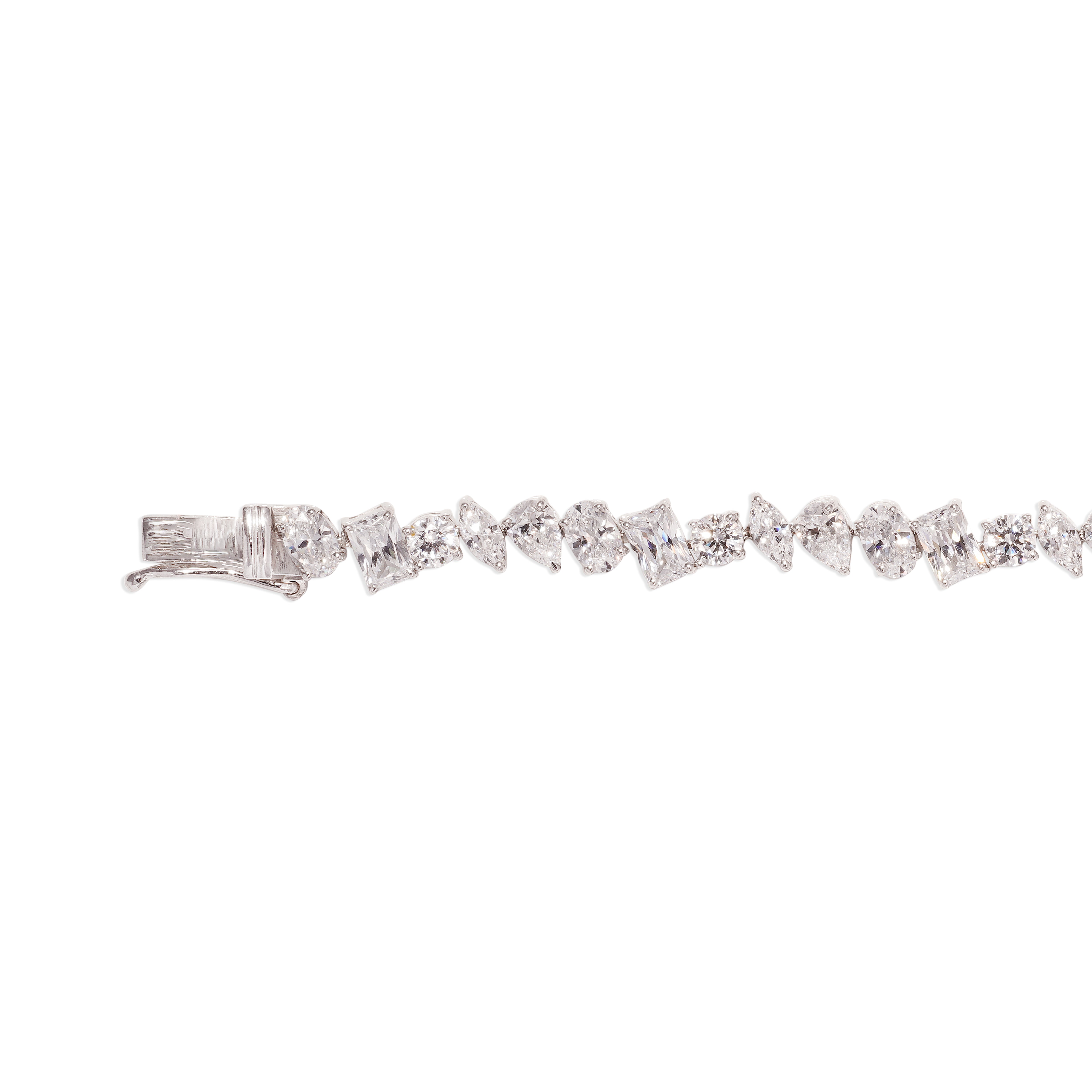 Mix Shaped Fancy Tennis Bracelet