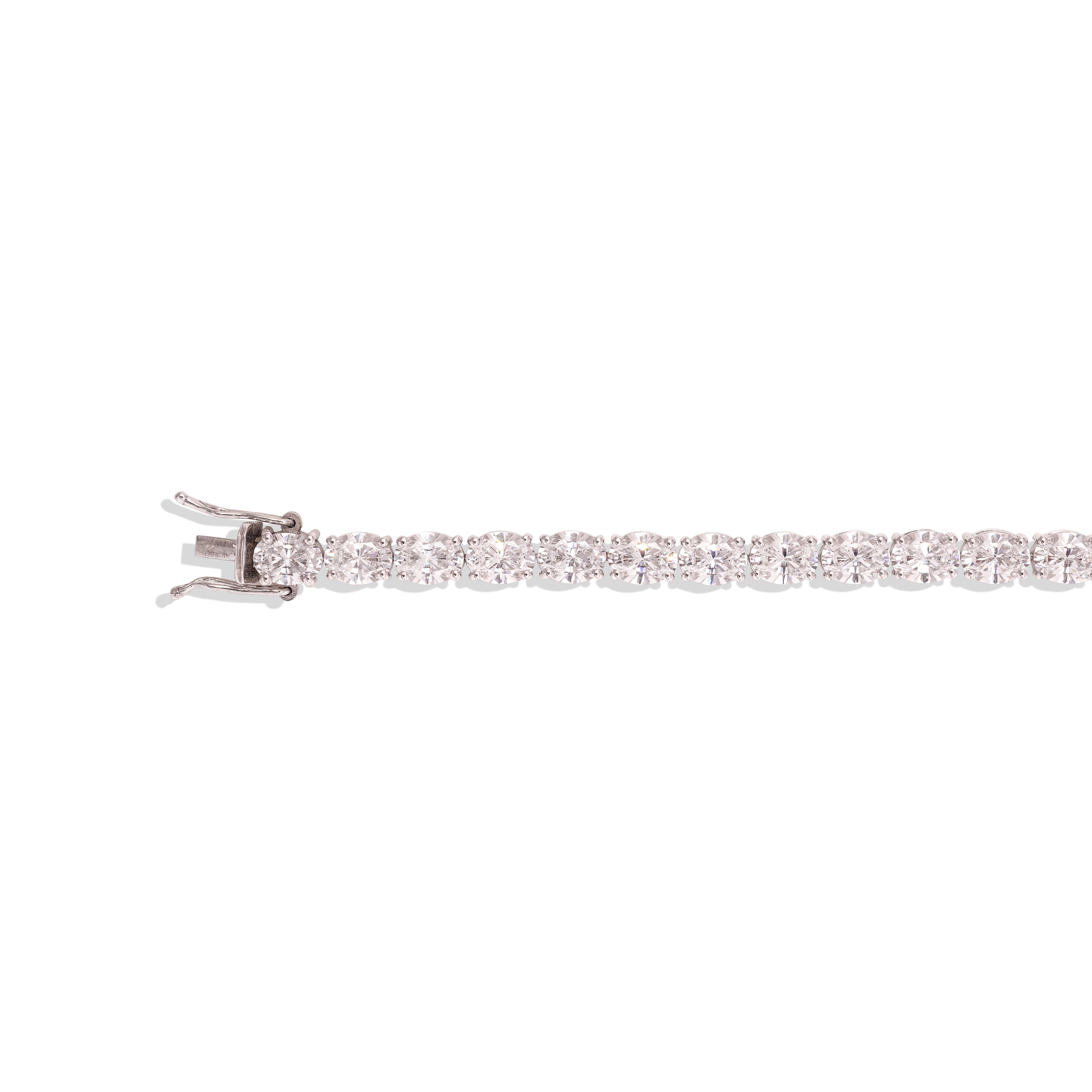 Oval Shape Tennis Bracelet