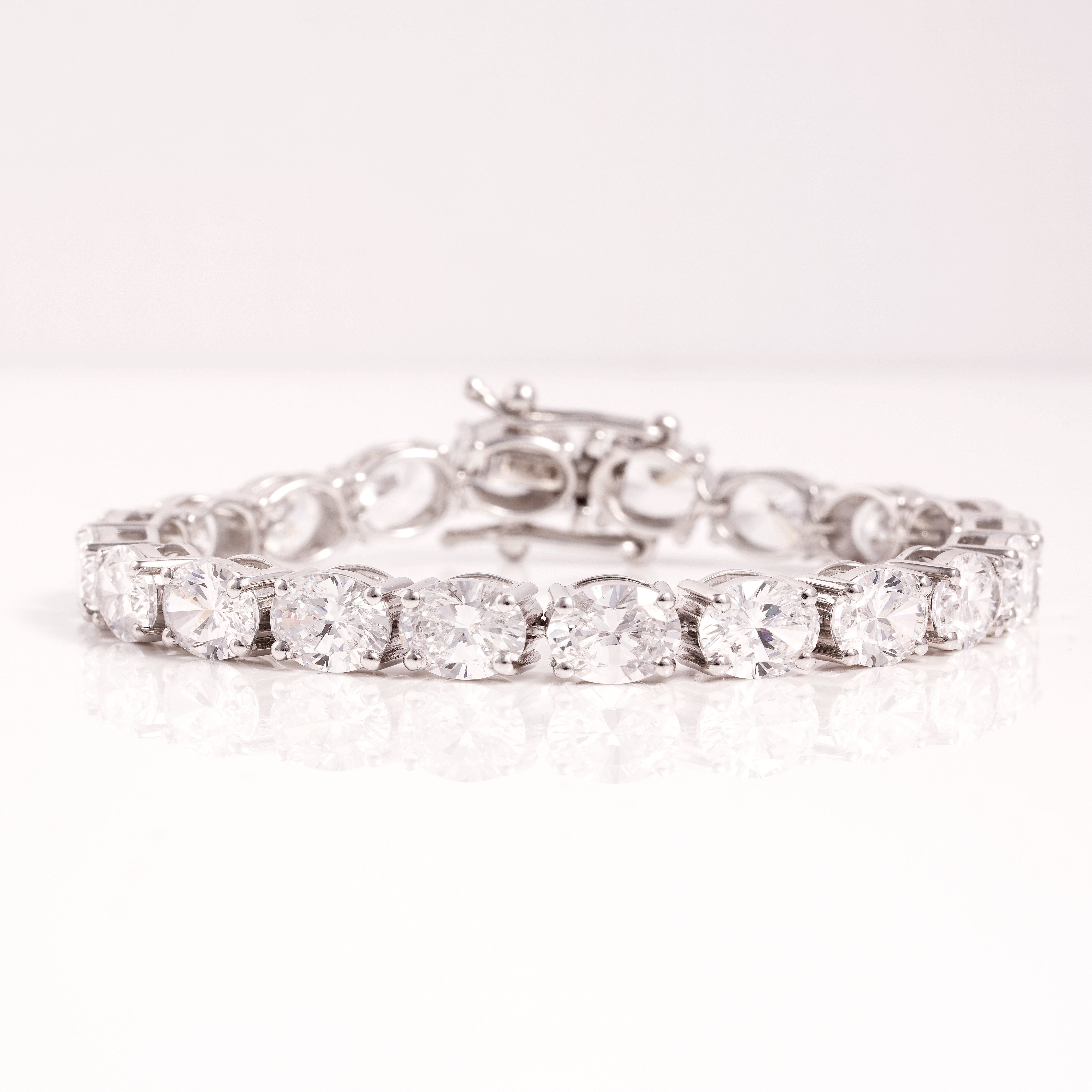 Oval Shape Tennis Bracelet