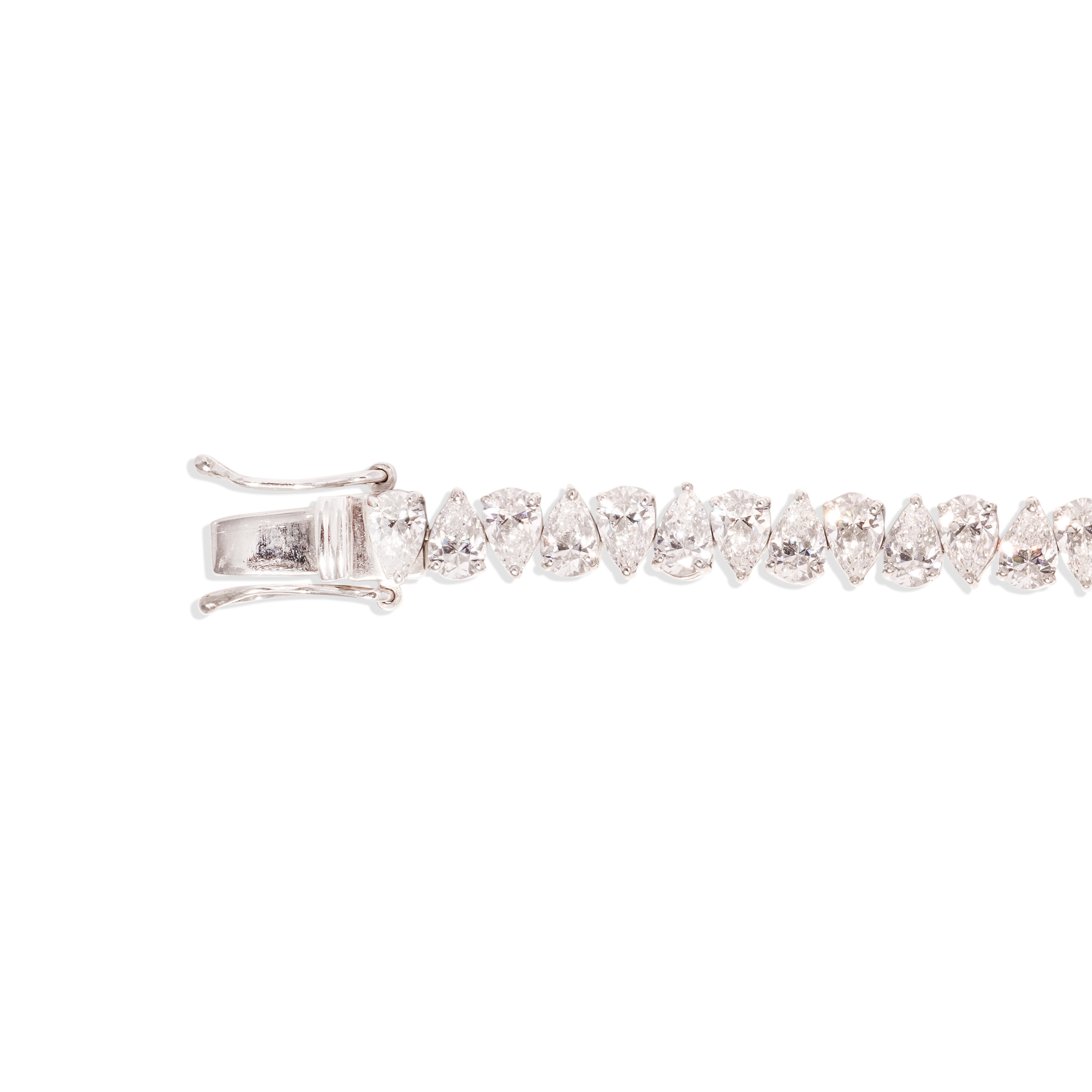 Pear Shape Tennis Bracelet