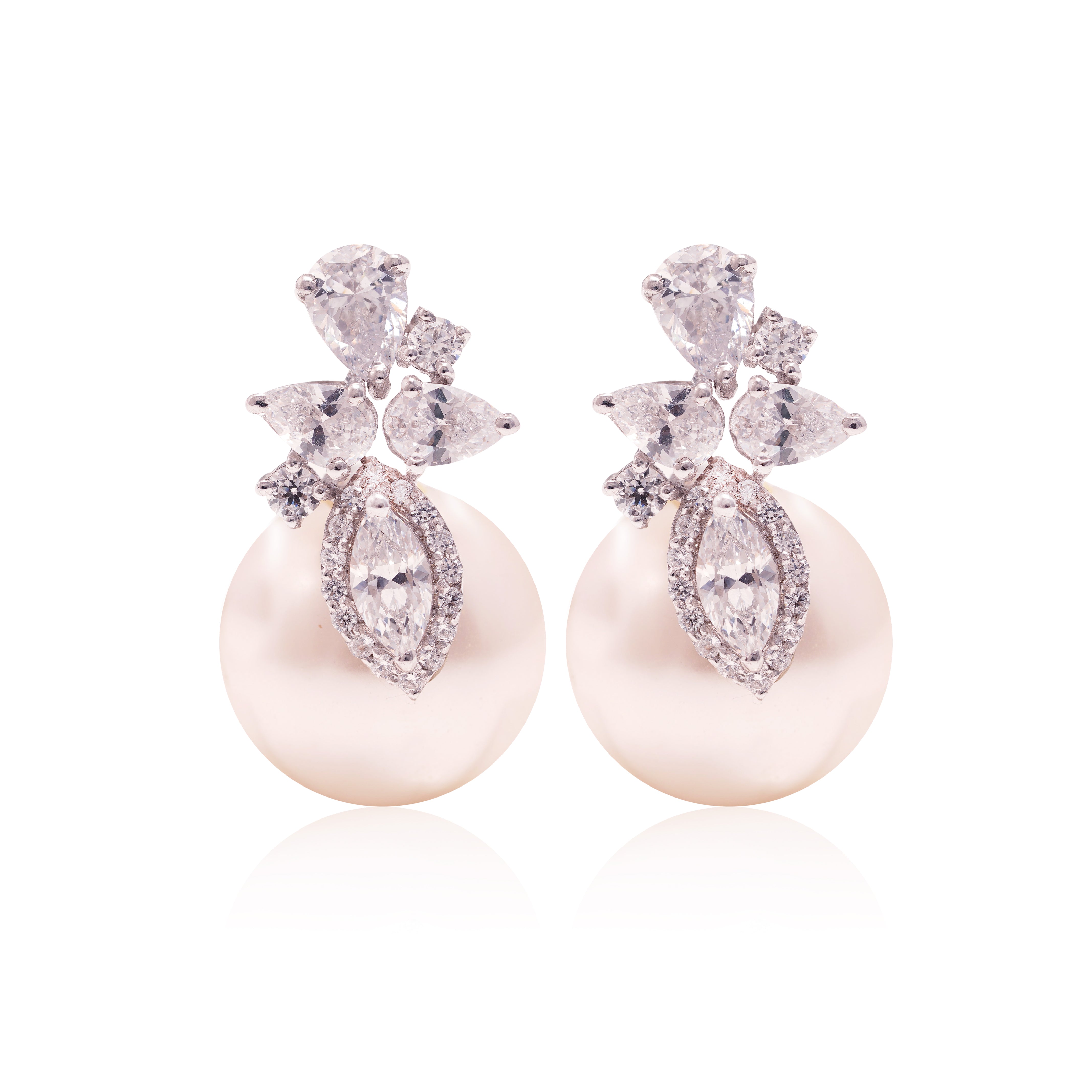 Pearlescent Bloom Earrings