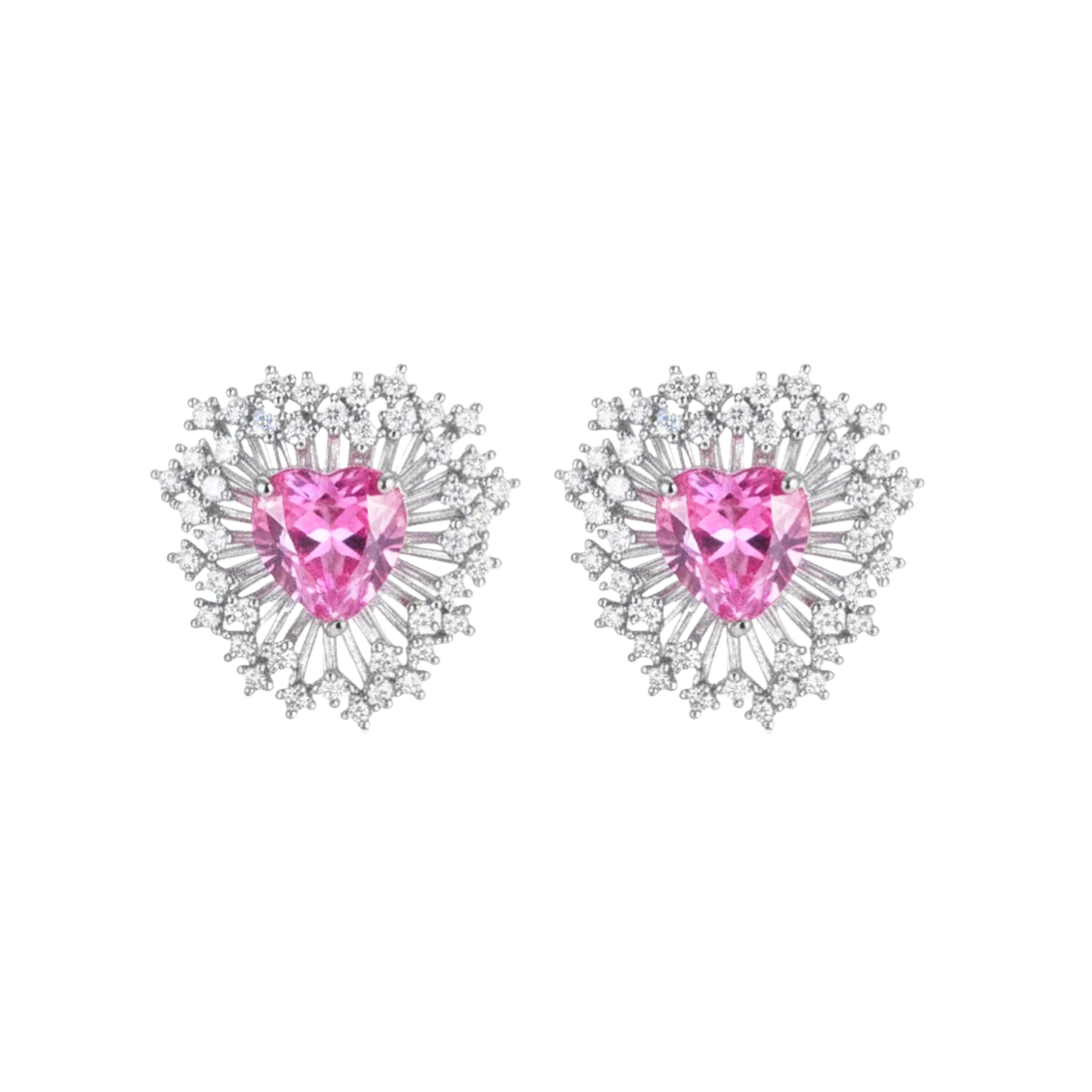 Radiant Heart Studs