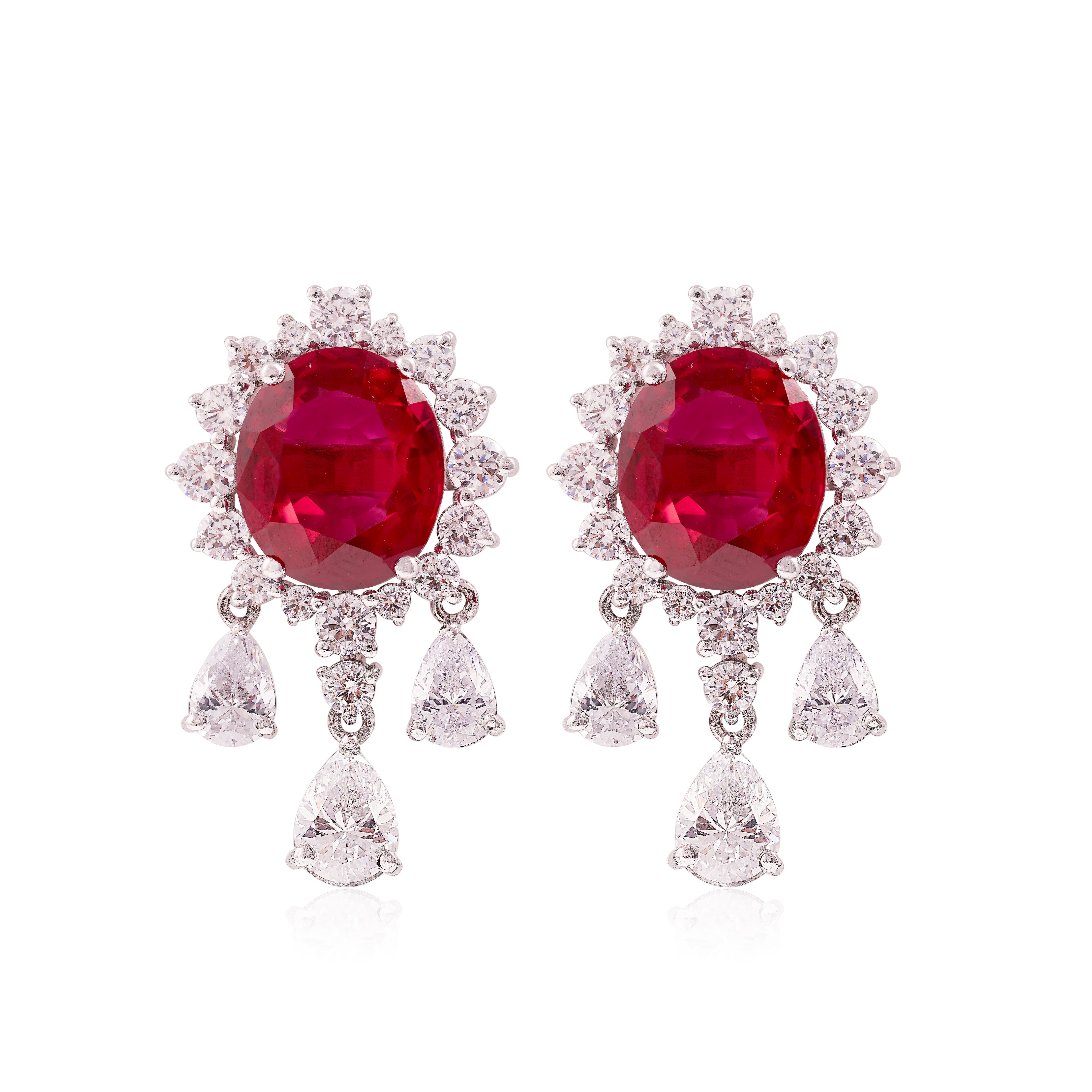 Ruby Rhapsody Earrings