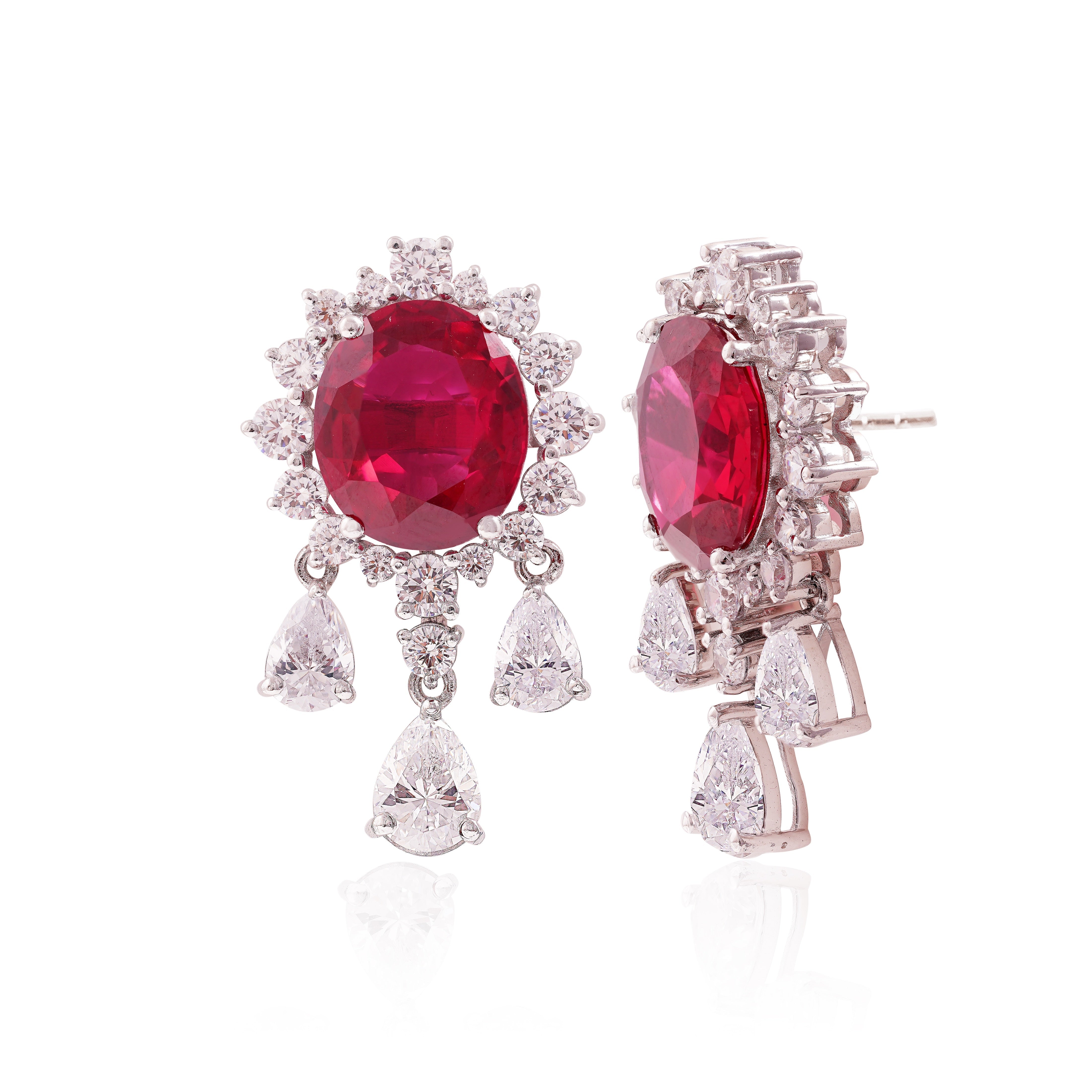 Ruby Rhapsody Earrings