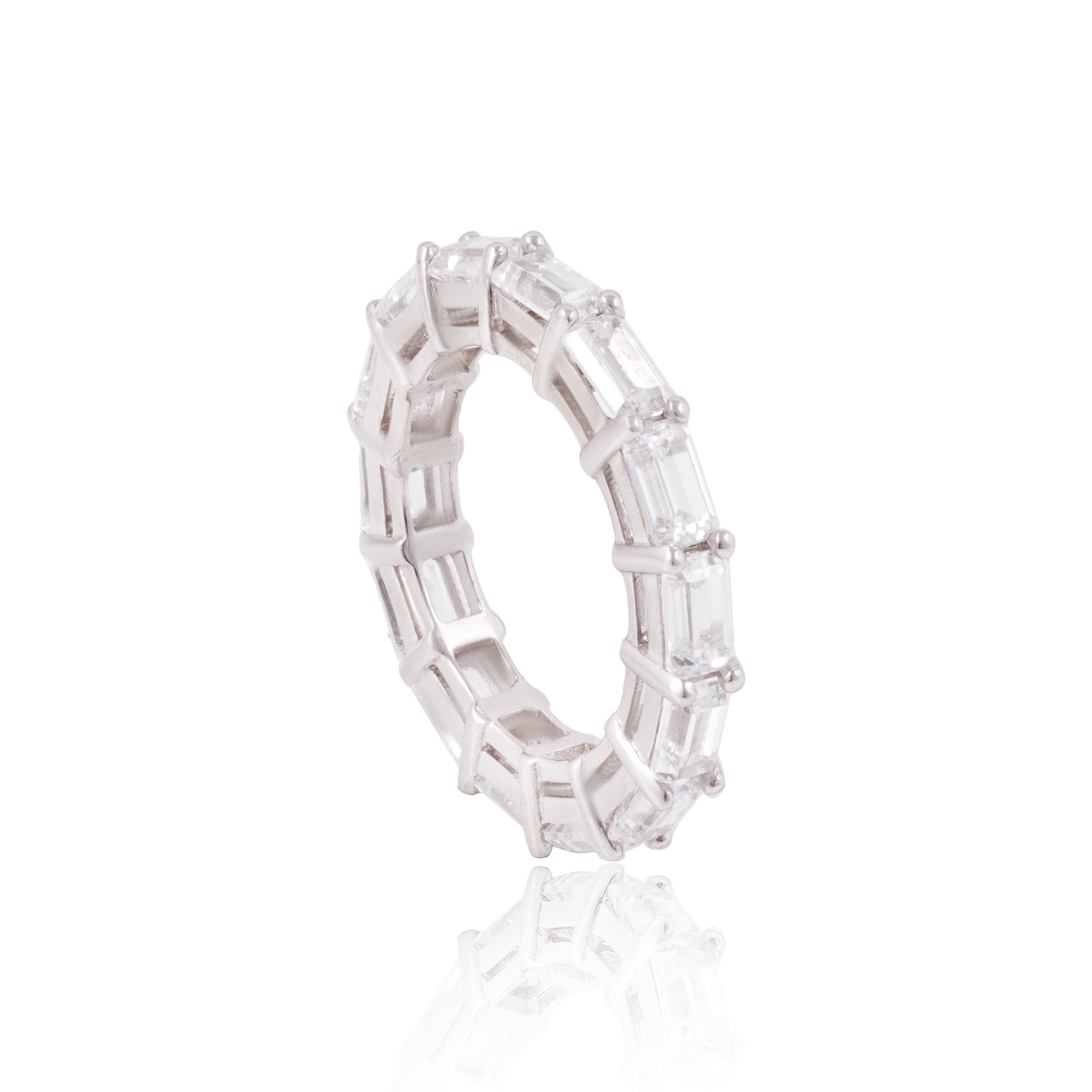 Emerald Cut Eternity Ring