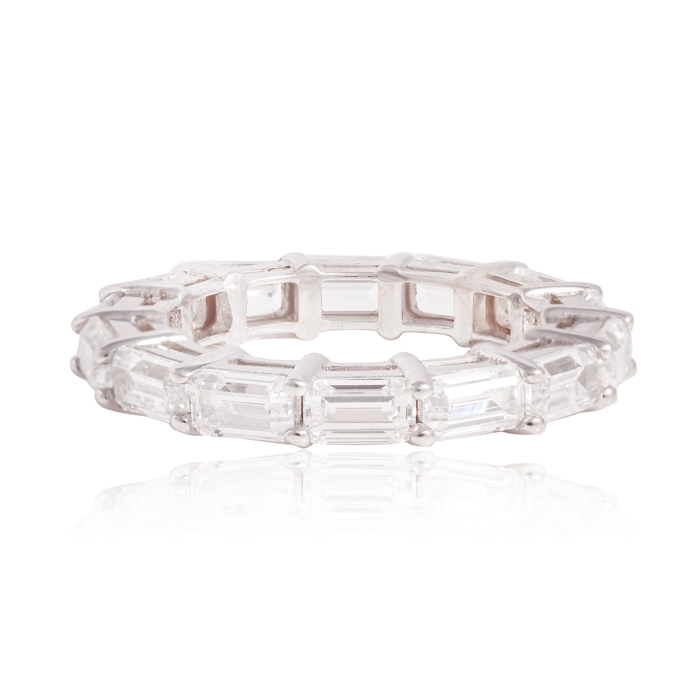 Emerald Cut Eternity Ring