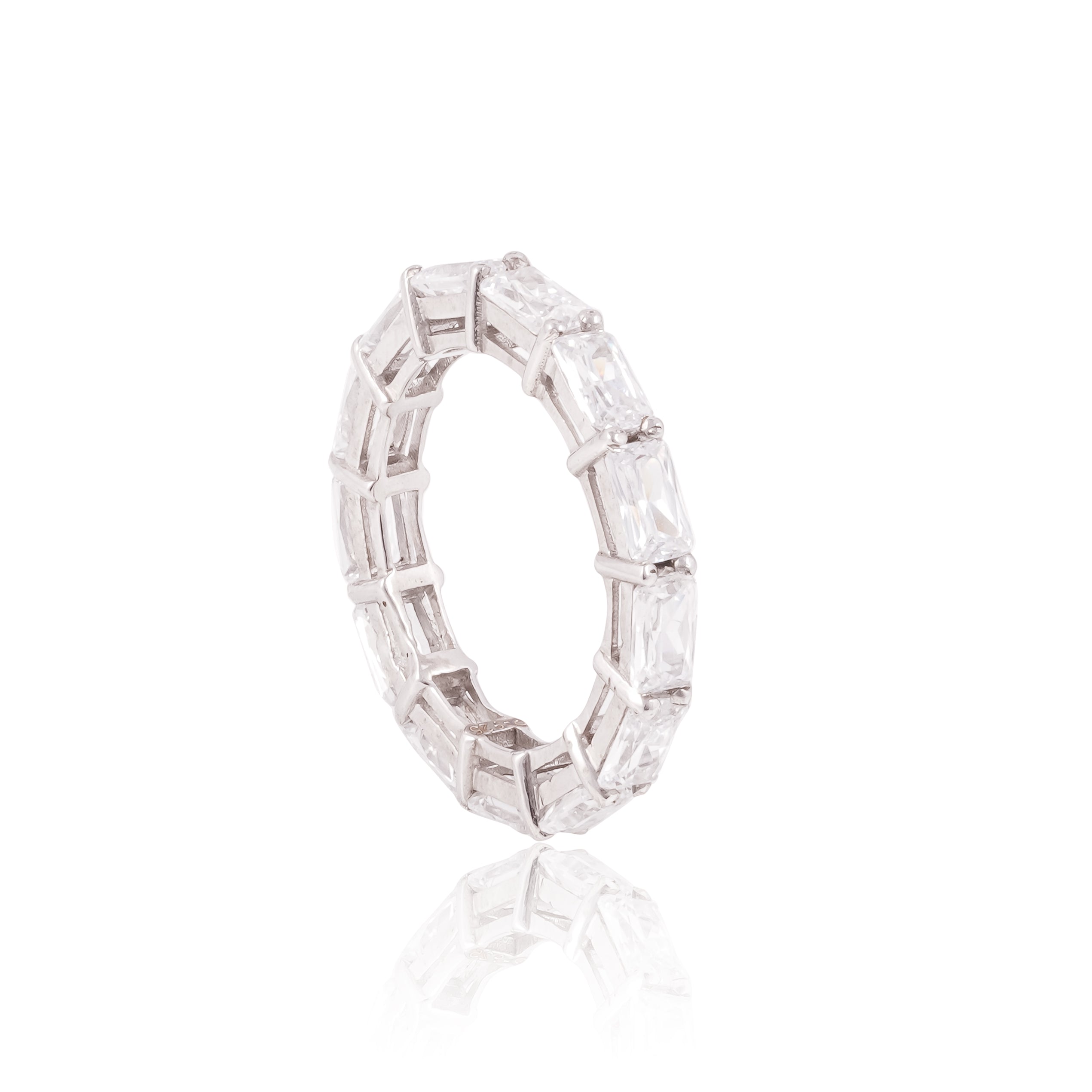 Radiant Cut Eternity Ring